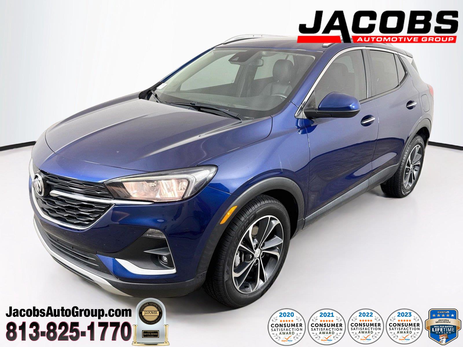 Sapphire Metallic 2023 Buick Encore GX SUV / Crossover Front-Wheel Drive Continuously Variable Transmission