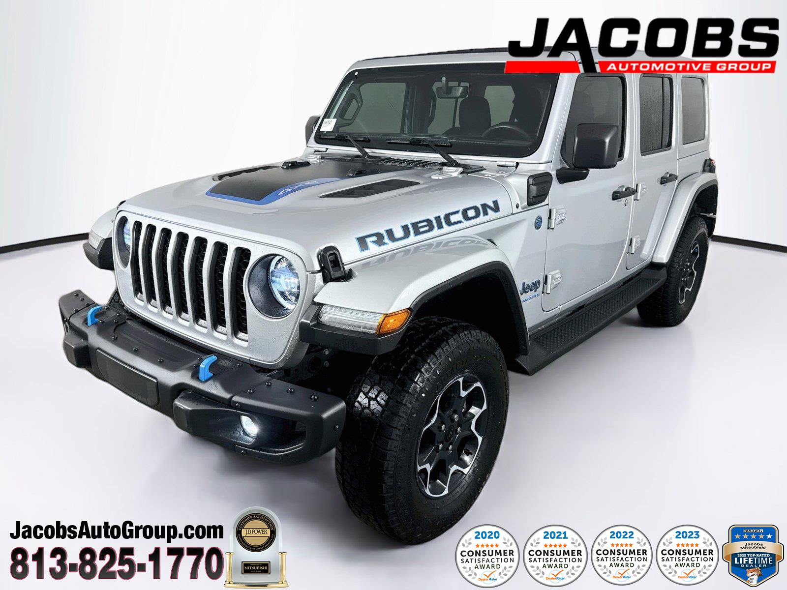 Silver Zynith Clearcoat 2023 Jeep Wrangler 4xe SUV / Crossover Four-Wheel Drive 8-Speed Automatic