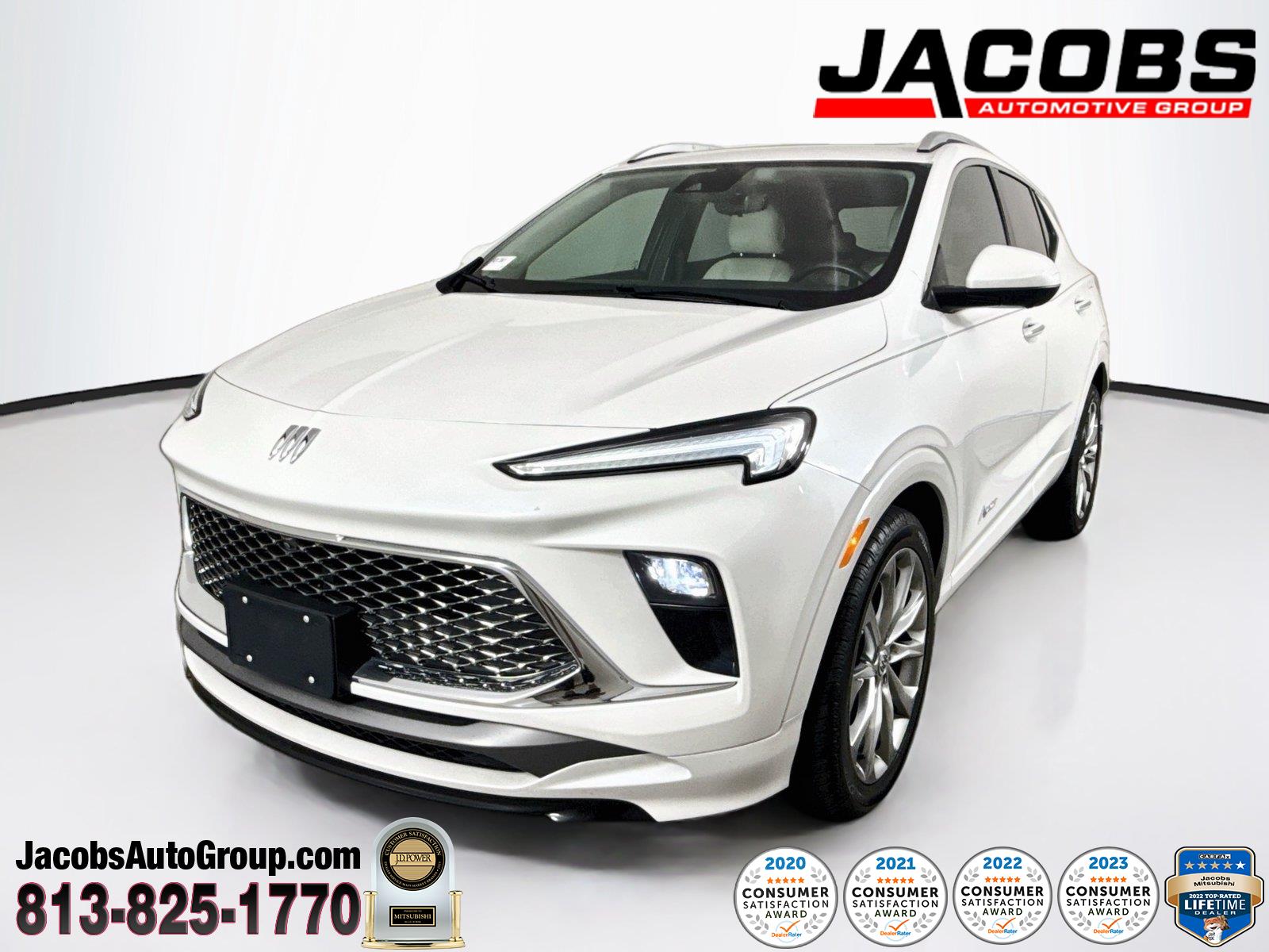 White Frost Tricoat 2024 Buick Encore GX SUV / Crossover Front-Wheel Drive Continuously Variable Transmission