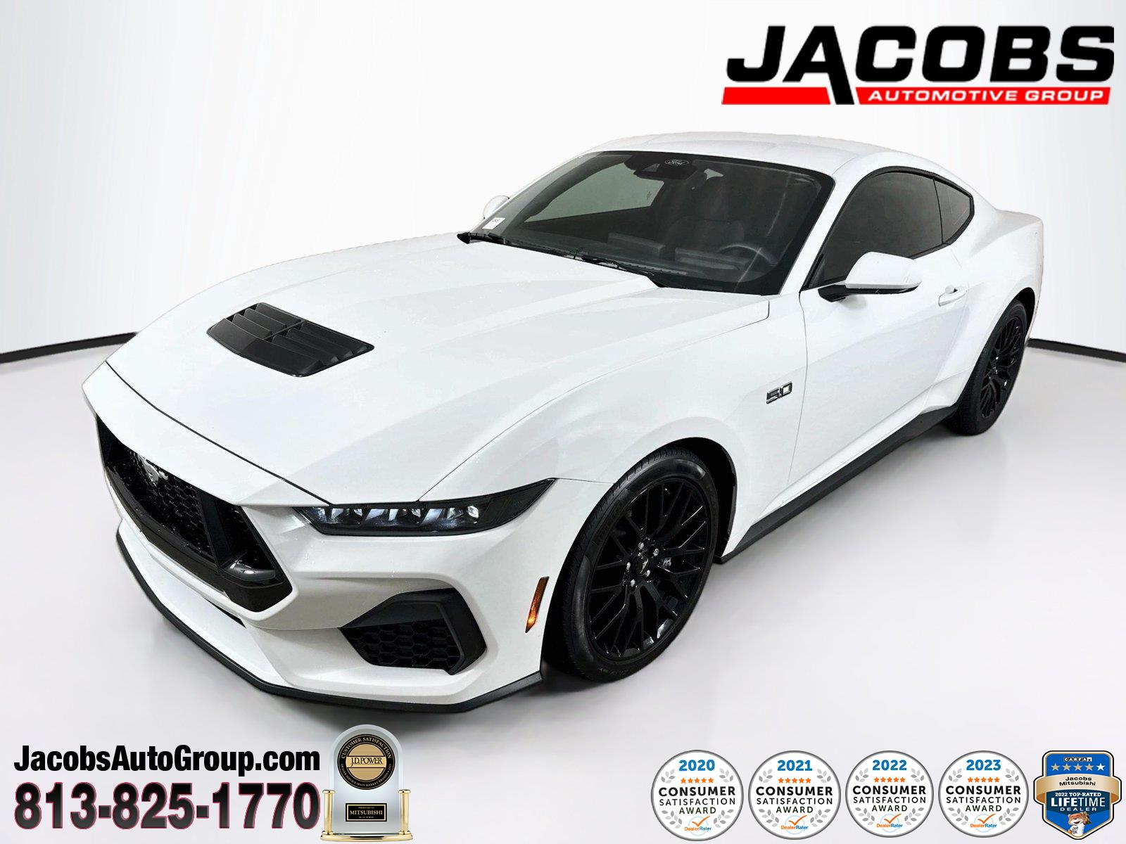 Oxford White 2026 Ford Mustang Coupe Rear-Wheel Drive Automatic