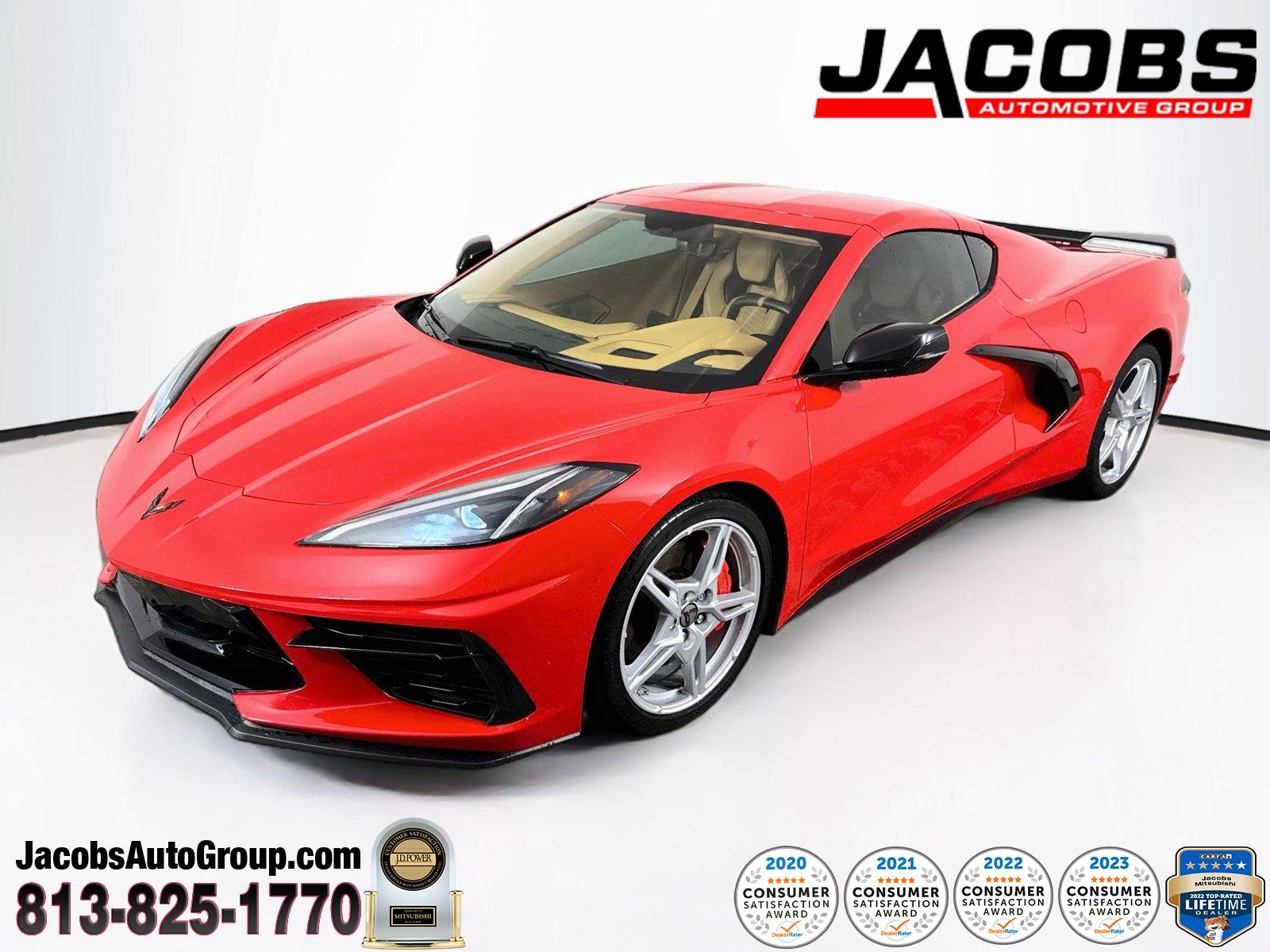 Torch Red 2020 Chevrolet Corvette Coupe Rear-Wheel Drive 8-Speed Dual Clutch