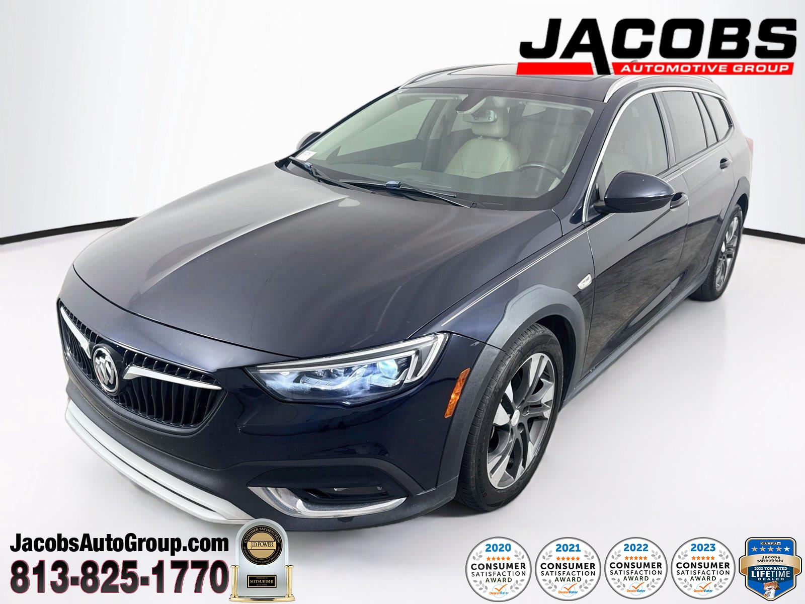 Dark Moon Blue Metallic 2019 Buick Regal TourX Wagon All-Wheel Drive 8-Speed Automatic