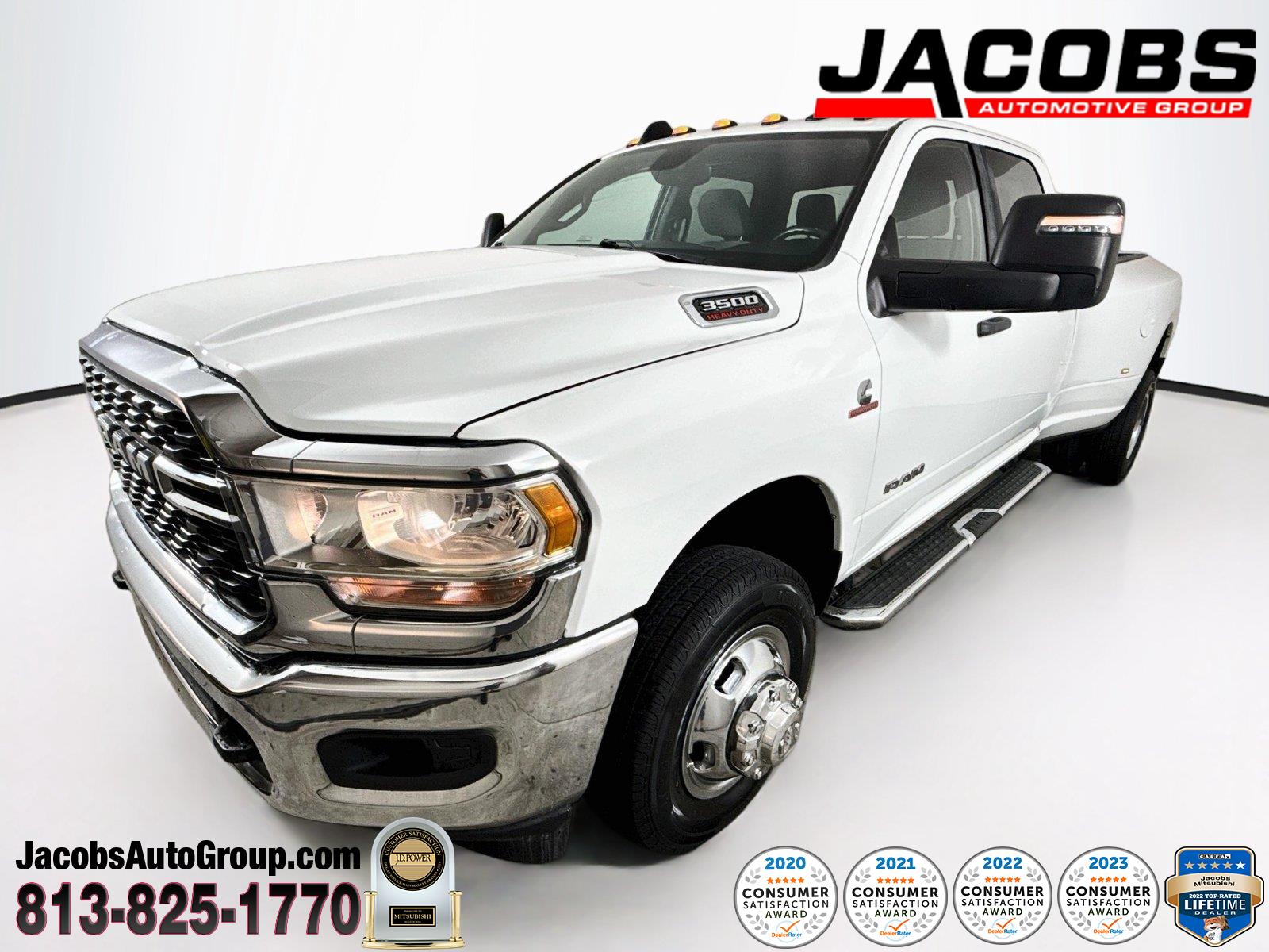 Bright White Clearcoat 2024 RAM 3500 Pickup Truck Four-Wheel Drive 6-Speed Automatic