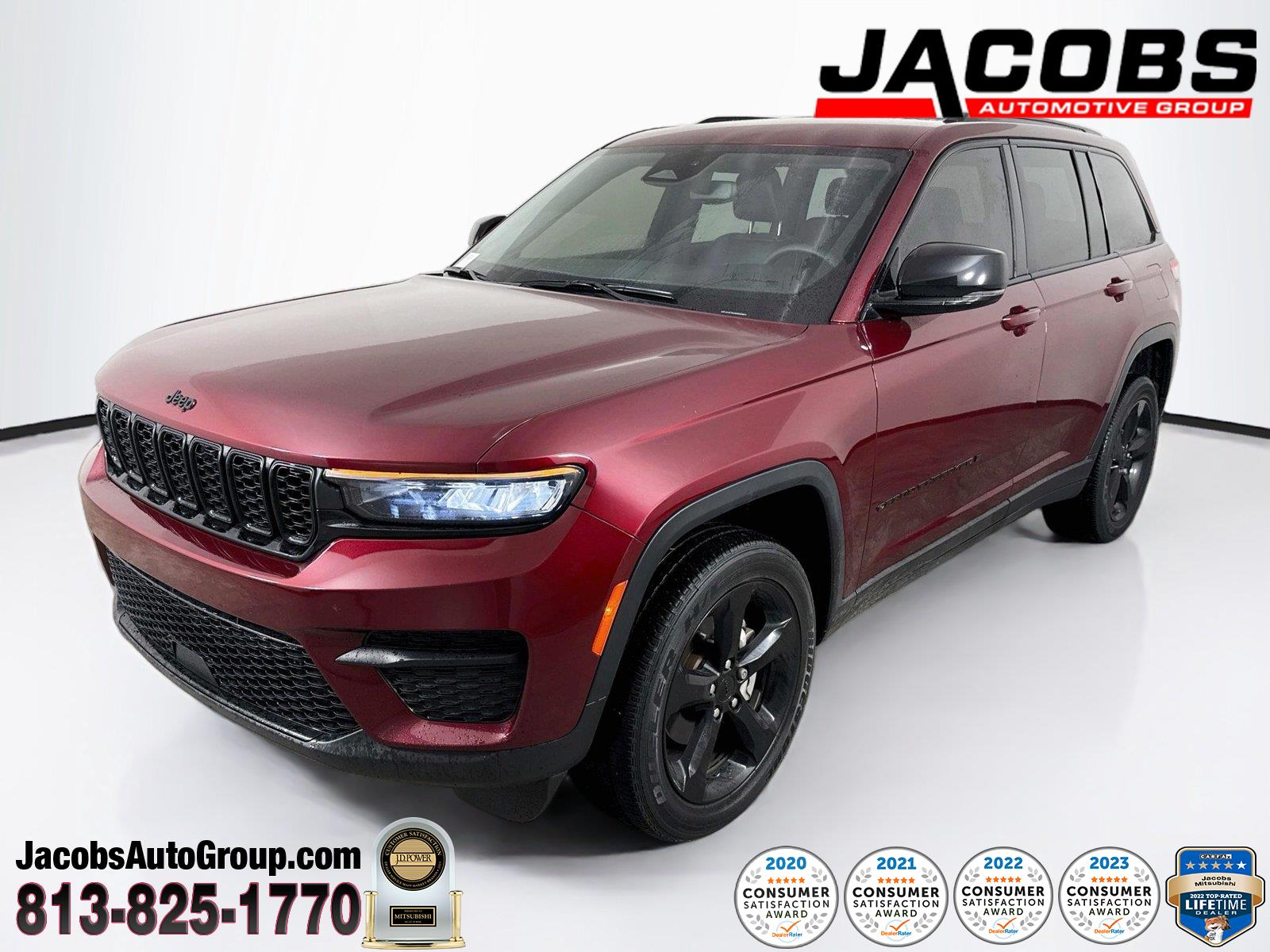 Velvet Red Pearlcoat 2023 Jeep Grand Cherokee SUV / Crossover 4X2 8-Speed Automatic