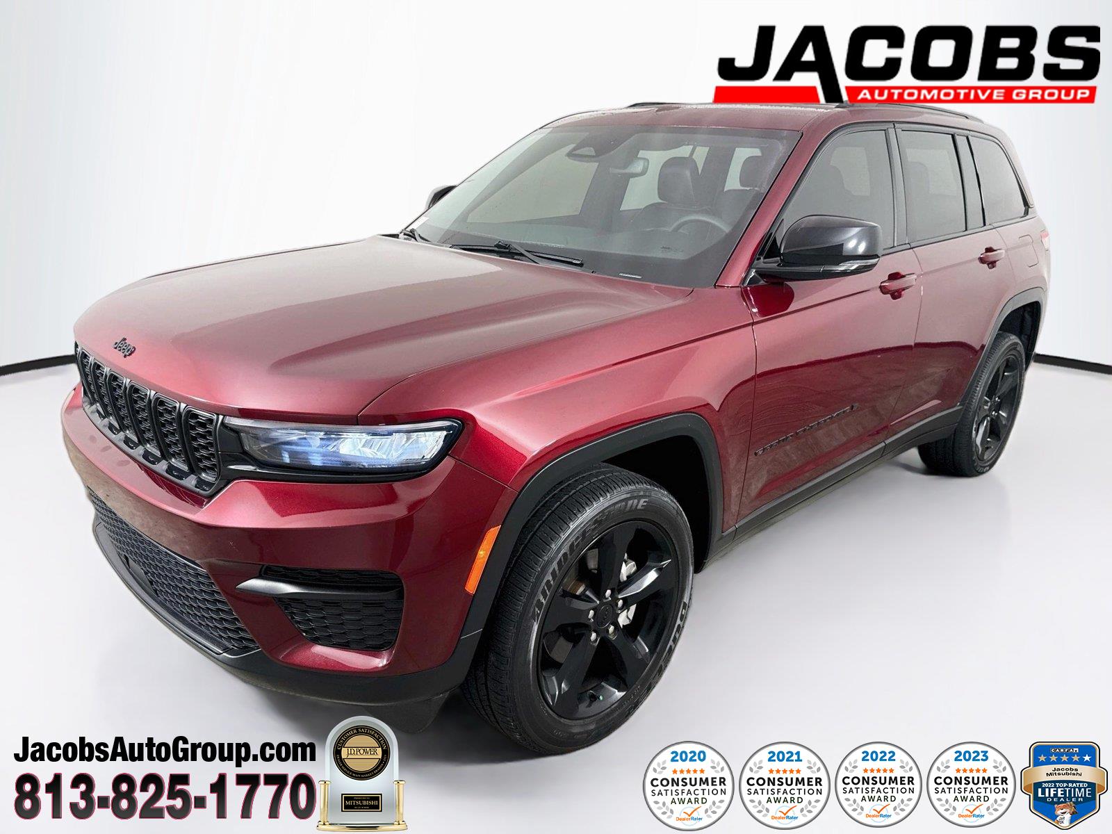 Velvet Red Pearlcoat 2023 Jeep Grand Cherokee SUV / Crossover 4X2 8-Speed Automatic