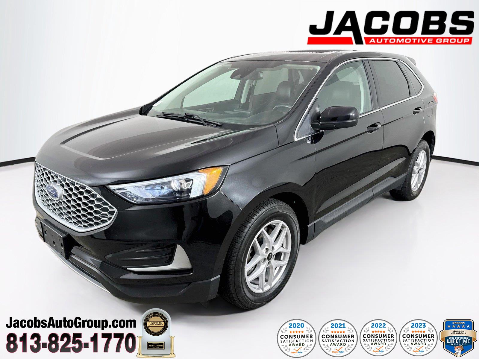 Agate Black Metallic 2023 Ford Edge SUV / Crossover All-Wheel Drive 8-Speed Automatic