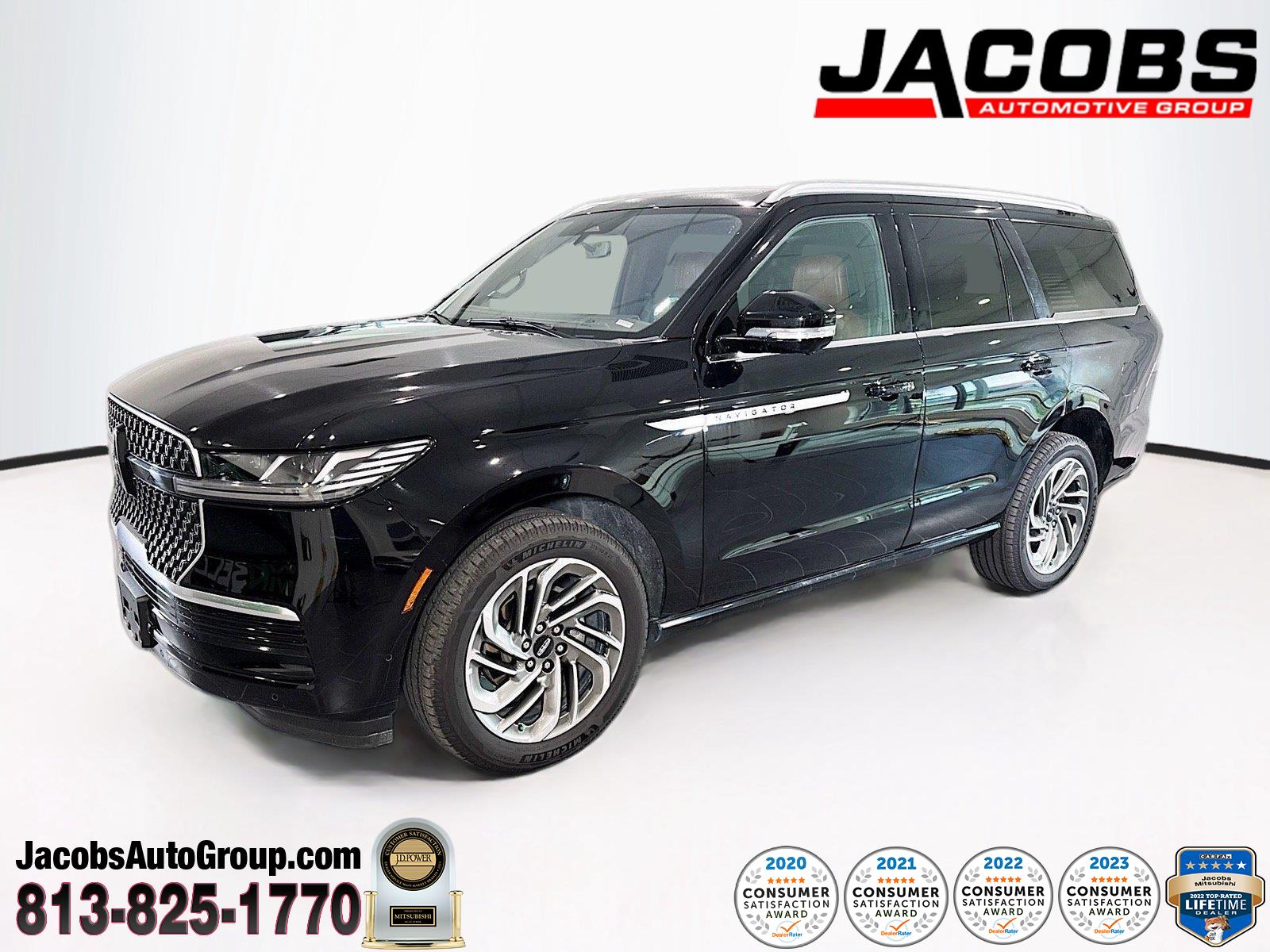 Infinite Black Metallic Clearcoat 2025 Lincoln Navigator SUV / Crossover Four-Wheel Drive Automatic