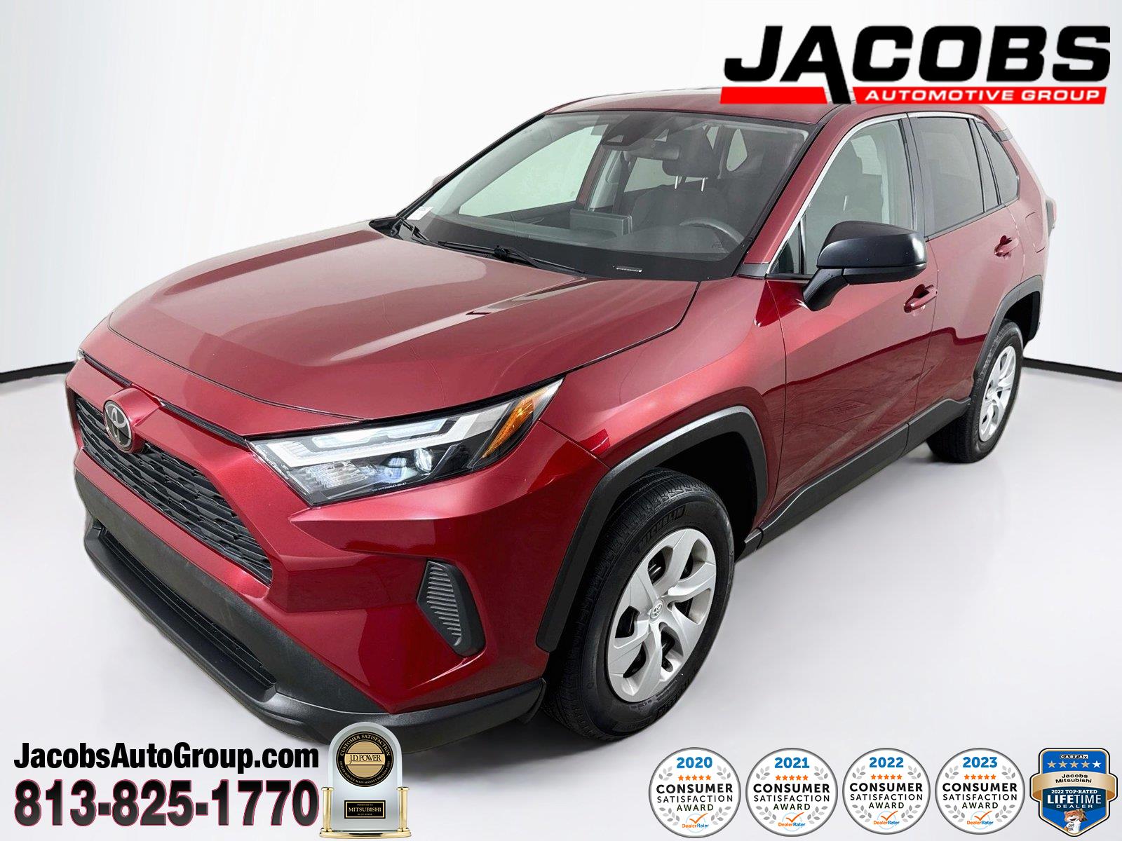Red (Ruby Flare Pearl) 2025 Toyota RAV4 SUV / Crossover Front-Wheel Drive Automatic