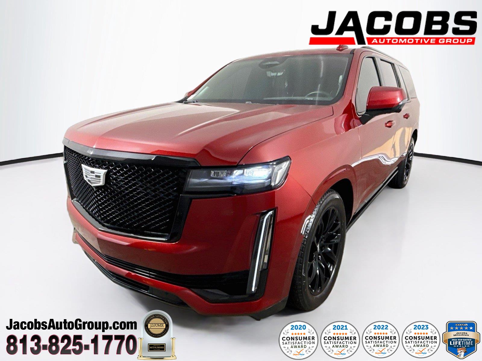 Radiant Red Tintcoat 2023 Cadillac Escalade ESV SUV / Crossover Four-Wheel Drive Automatic