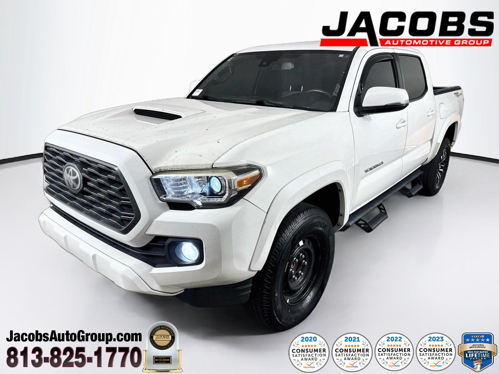 Super White 2020 Toyota Tacoma Pickup Truck 4X2 Automatic