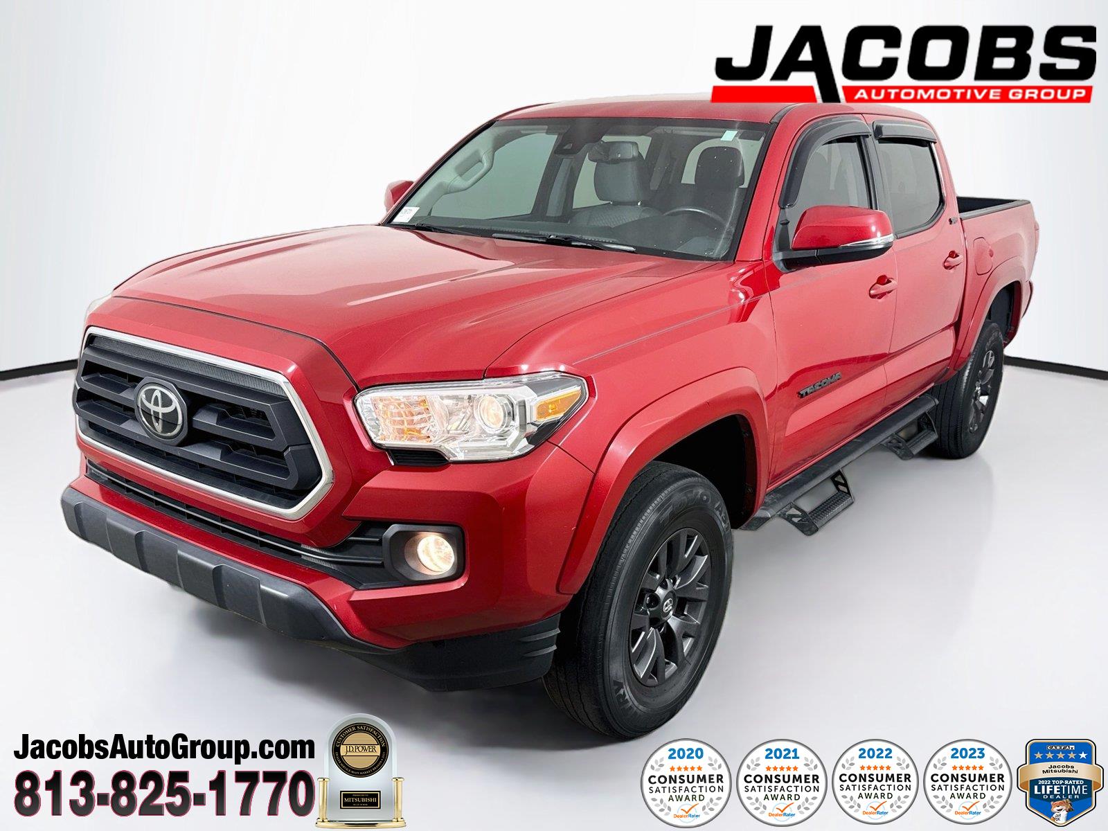 Barcelona Red Metallic 2023 Toyota Tacoma Pickup Truck 4X2 Automatic