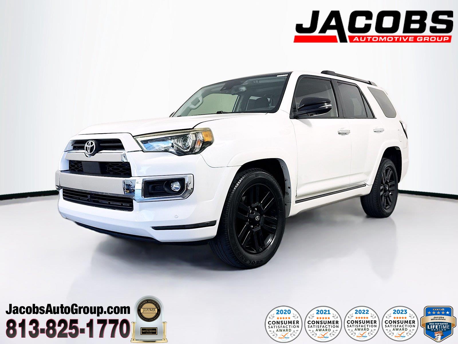 White (Blizzard Pearl) 2022 Toyota 4Runner SUV / Crossover 4X2 5-Speed Automatic