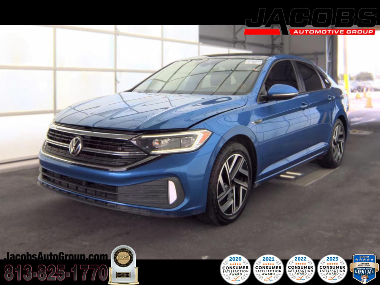 Rising Blue Metallic 2022 Volkswagen Jetta Sedan Front-Wheel Drive Automatic