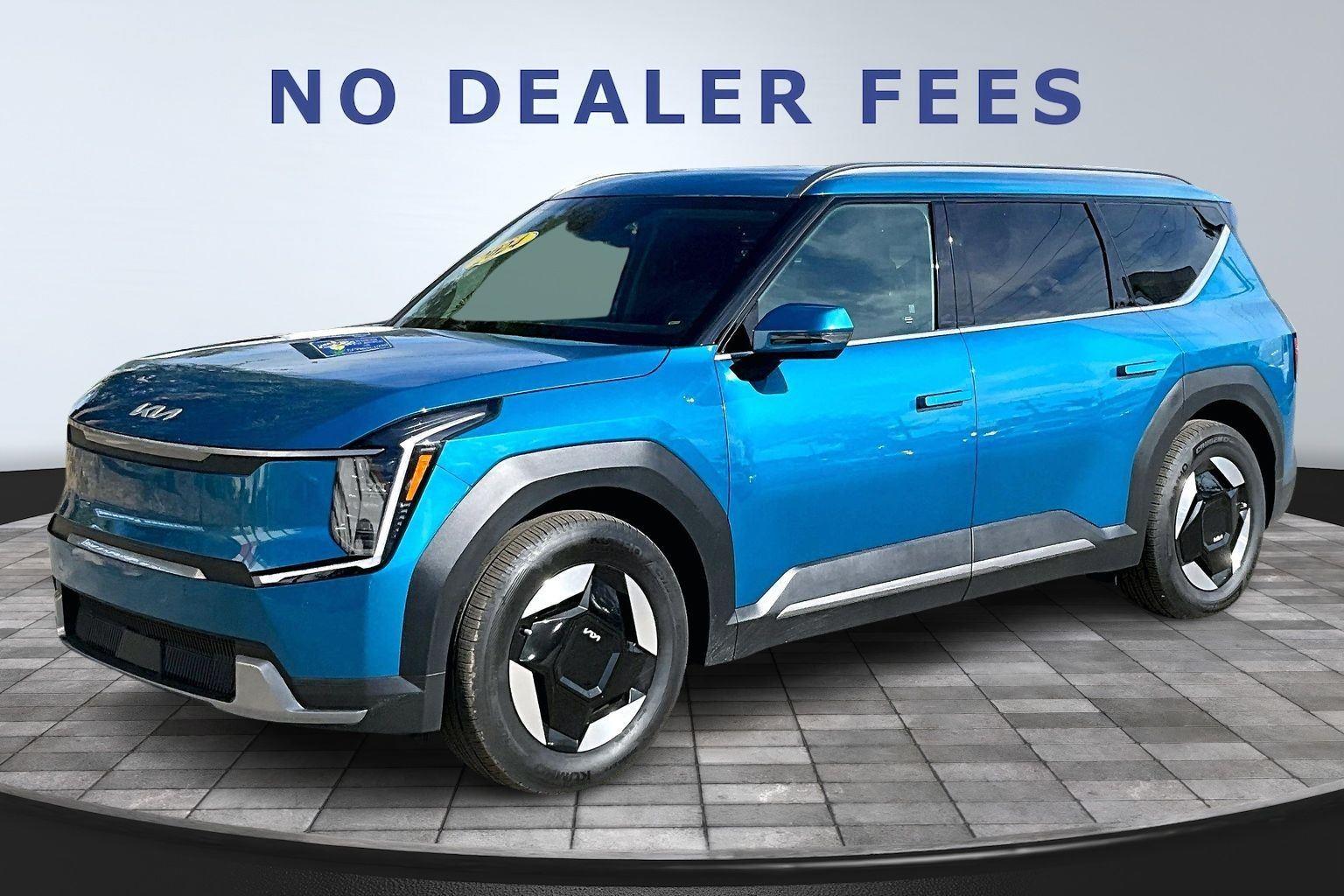 Ocean Blue 2024 Kia EV9 Wind AWD SUV / Crossover All-Wheel Drive Automatic