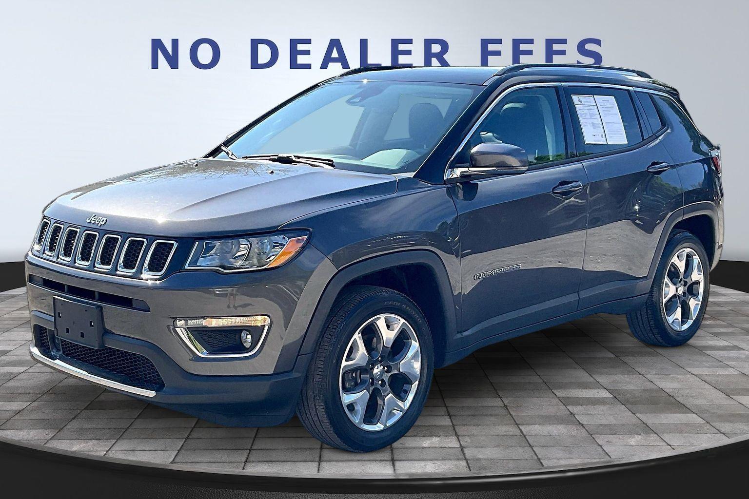 Gray (Granite Crystal Metallic Clearcoat) 2021 Jeep Compass Limited 4WD SUV / Crossover Four-Wheel Drive 9-Speed Automatic