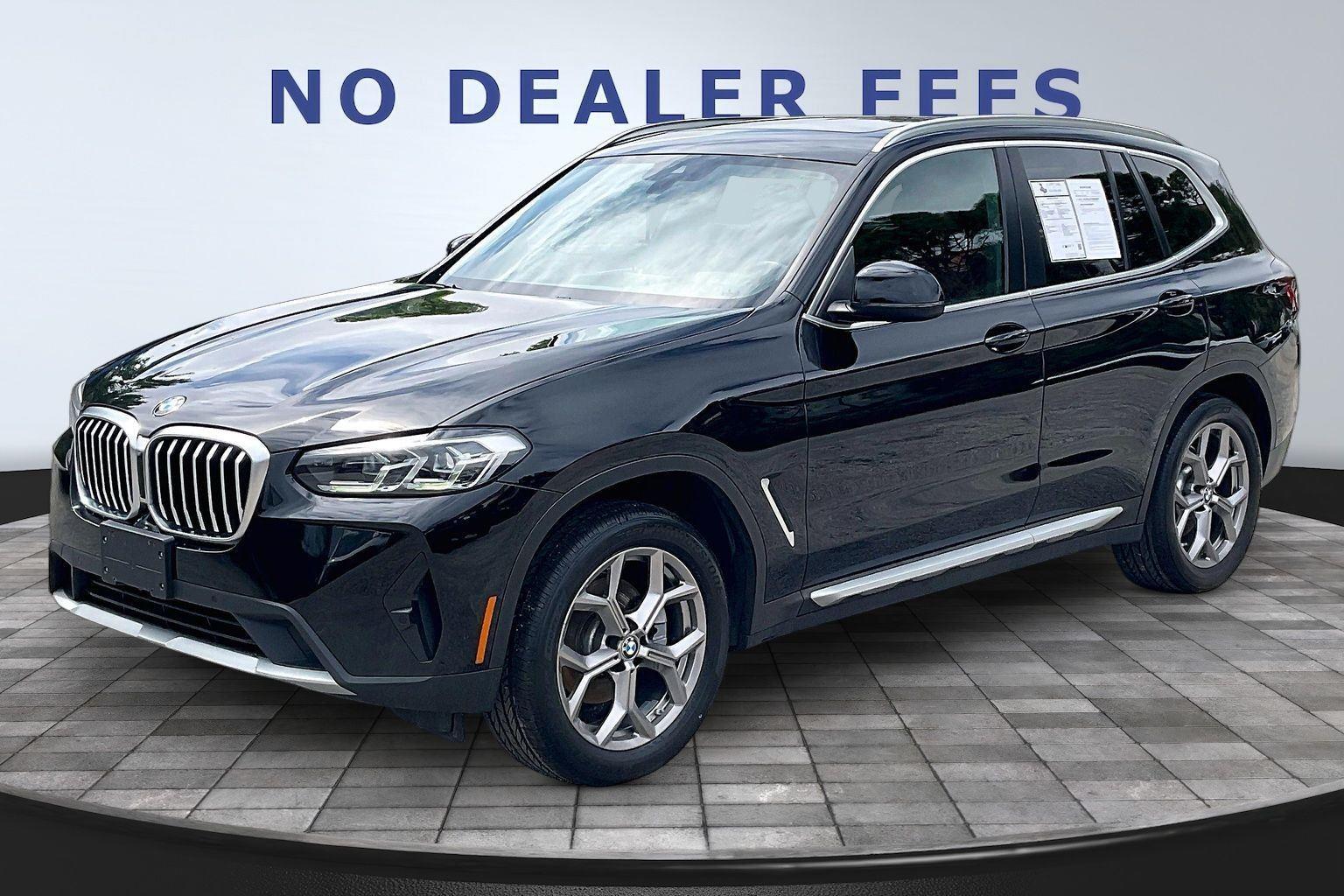 Jet Black 2022 BMW X3 xDrive30i AWD SUV / Crossover All-Wheel Drive 8-Speed Automatic