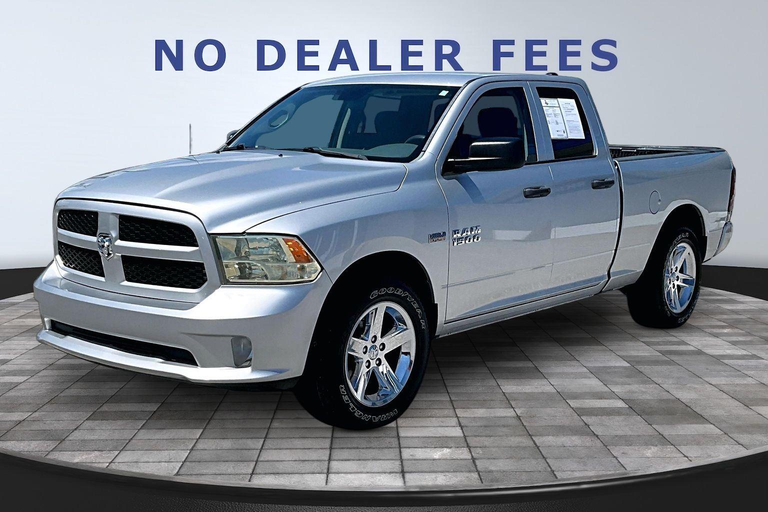 Bright Silver Metallic Clearcoat 2016 RAM 1500 Express Quad Cab RWD Pickup Truck 4X2 8-Speed Automatic