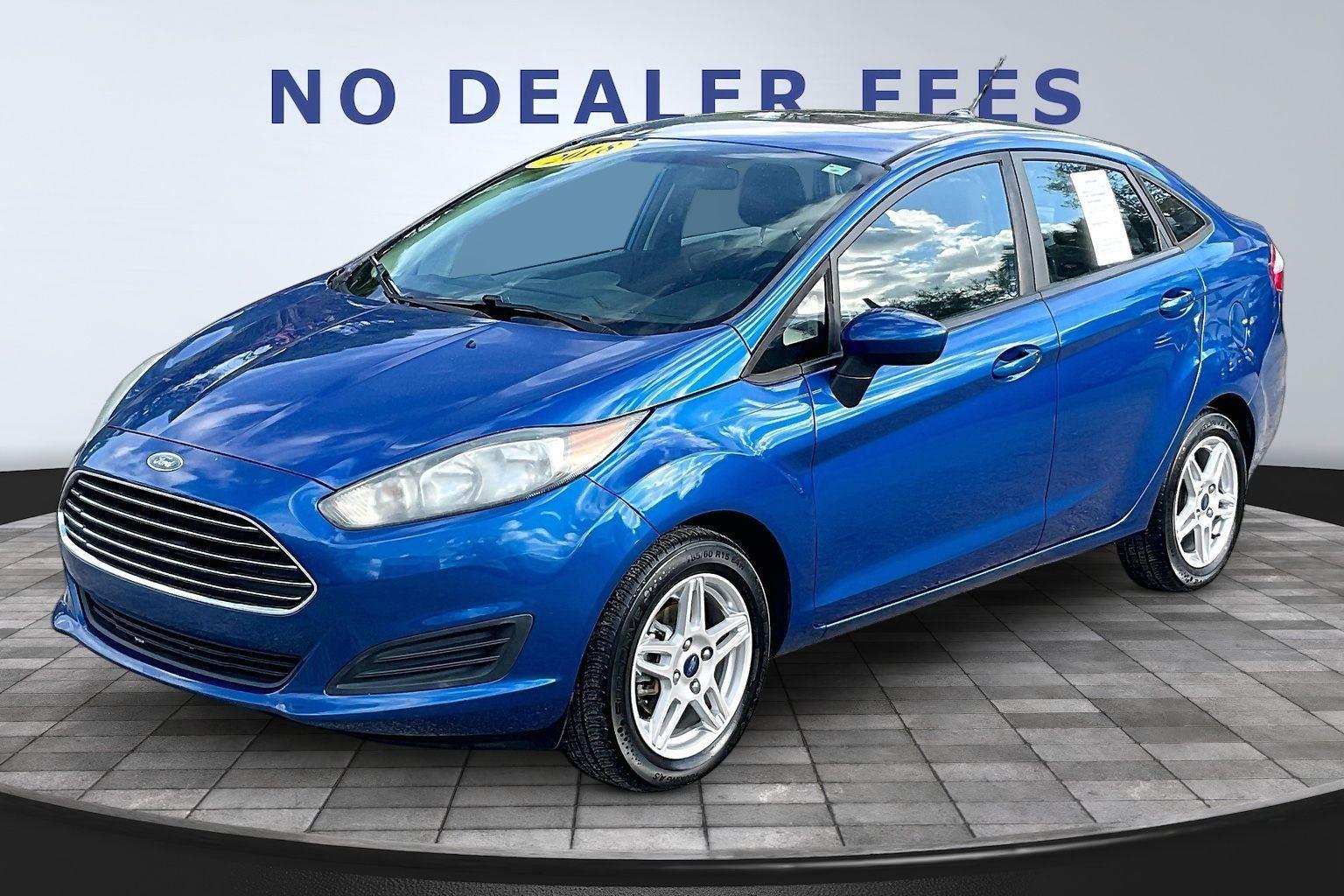 Lightning Blue Metallic 2018 Ford Fiesta SE Sedan Front-Wheel Drive 5-Speed Manual