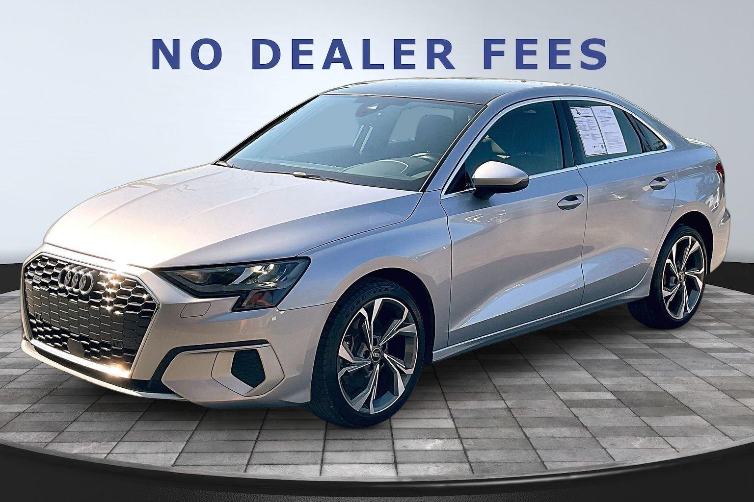 Florett Silver Metallic 2022 Audi A3 40 TFSI quattro Premium AWD Sedan All-Wheel Drive Automatic