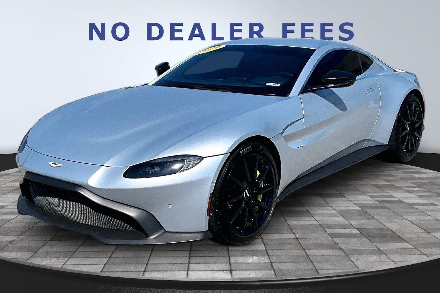 Lightning Silver 2019 Aston Martin Vantage RWD Coupe Rear-Wheel Drive Automatic