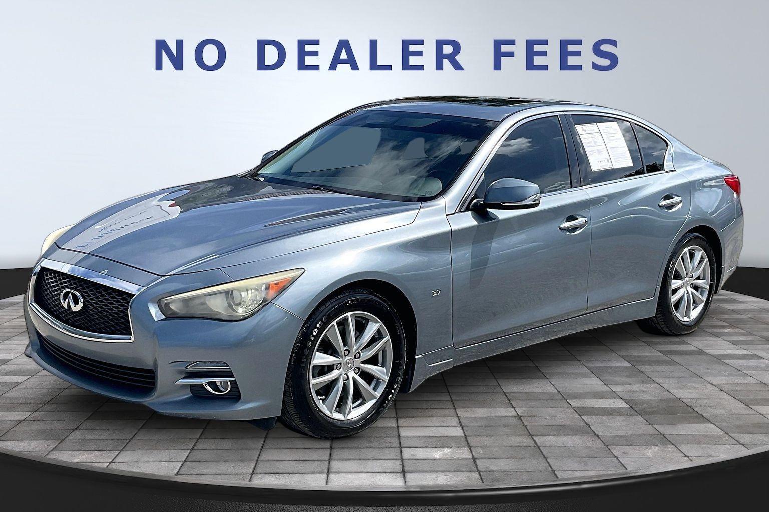 Hagane Blue 2014 INFINITI Q50 3.7 Premium RWD Sedan Rear-Wheel Drive Automatic