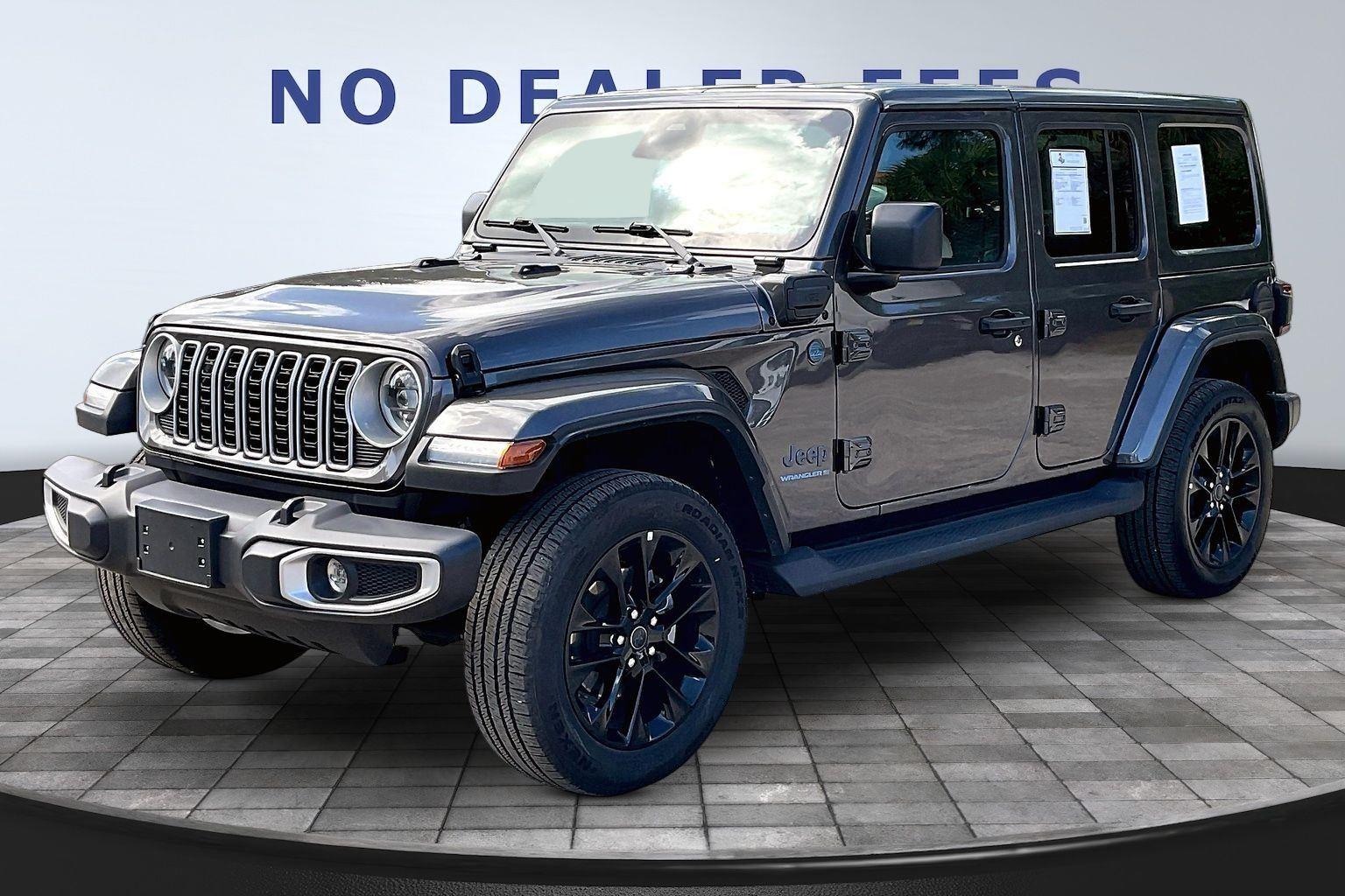 Gray (Granite Crystal Metallic Clearcoat) 2025 Jeep Wrangler 4xe Sahara 4WD SUV / Crossover Four-Wheel Drive 8-Speed Automatic