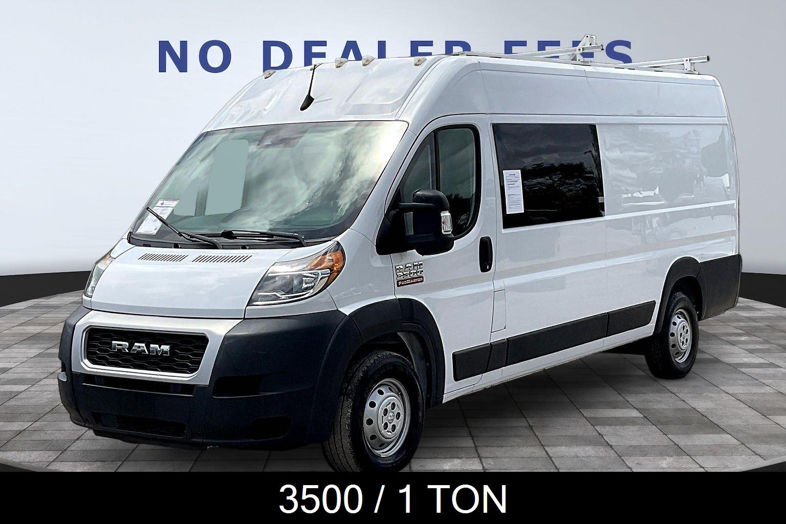 Bright White Clearcoat 2022 RAM ProMaster 3500 159 High Roof Extended Cargo Van FWD Van Front-Wheel Drive 9-Speed Automatic