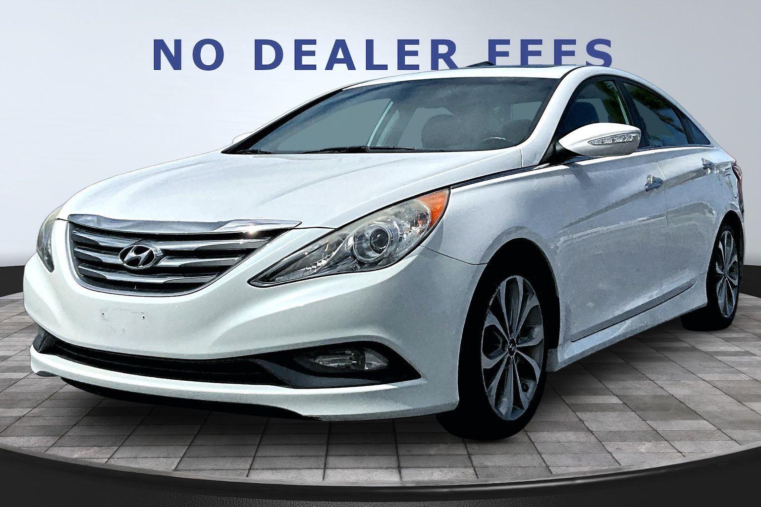 Pearl White 2014 Hyundai Sonata 2.0T Limited FWD Sedan Front-Wheel Drive 6-Speed Automatic