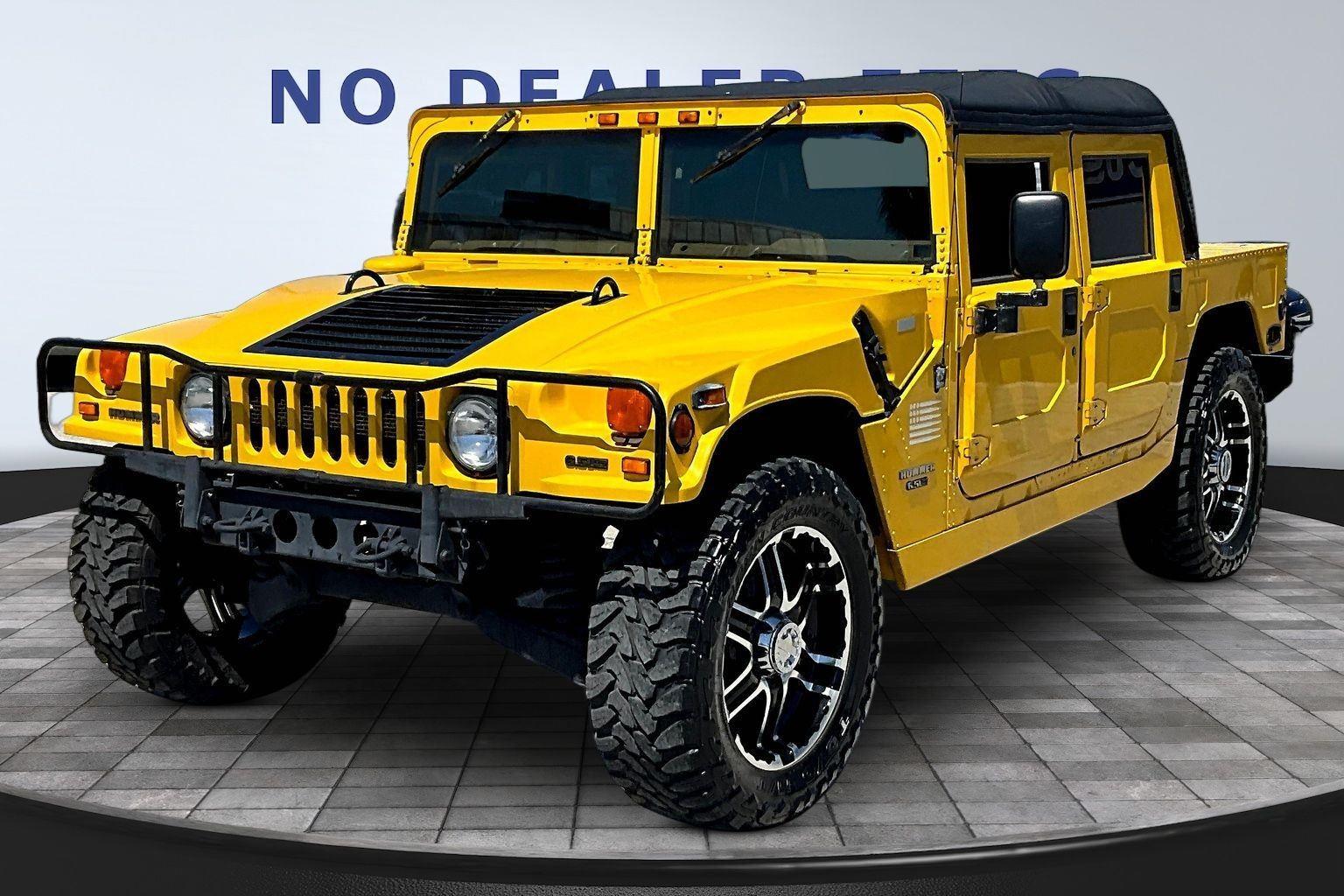 1998 AM General Hummer 4-Door Open Top AWD SUV / Crossover All-Wheel Drive 4-Speed Automatic Overdrive