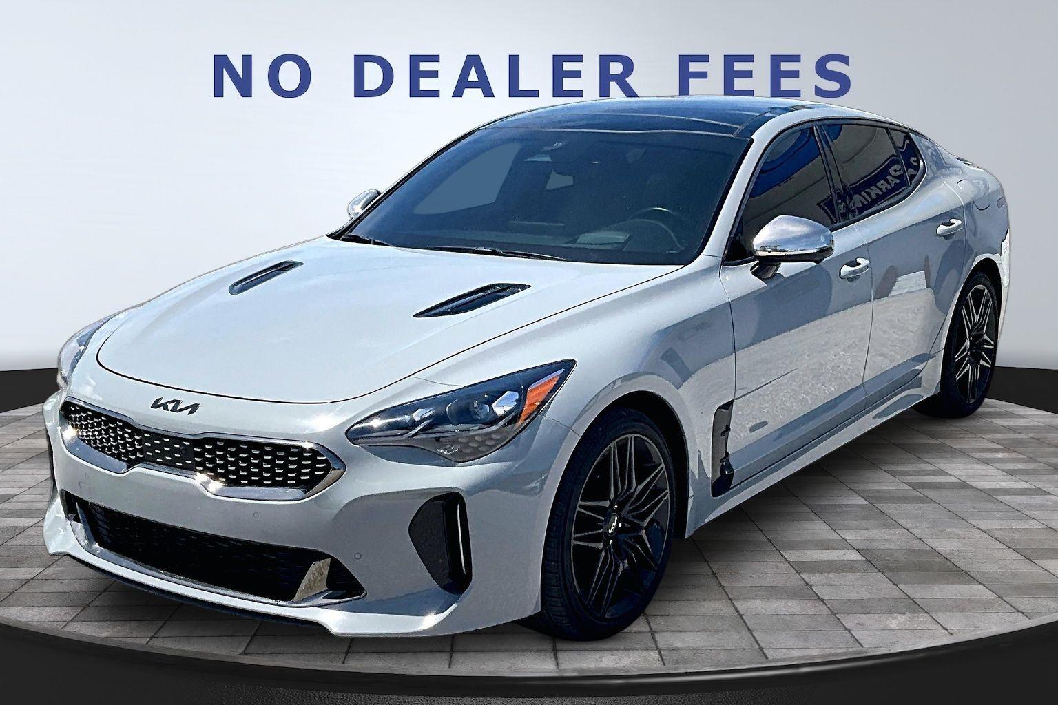 Ceramic Silver 2022 Kia Stinger GT2 RWD Sedan Rear-Wheel Drive Automatic