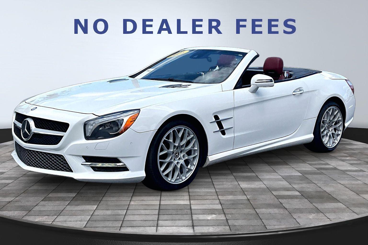 Polar White 2016 Mercedes-Benz SL-Class SL 400 Convertible Rear-Wheel Drive 7-Speed Automatic