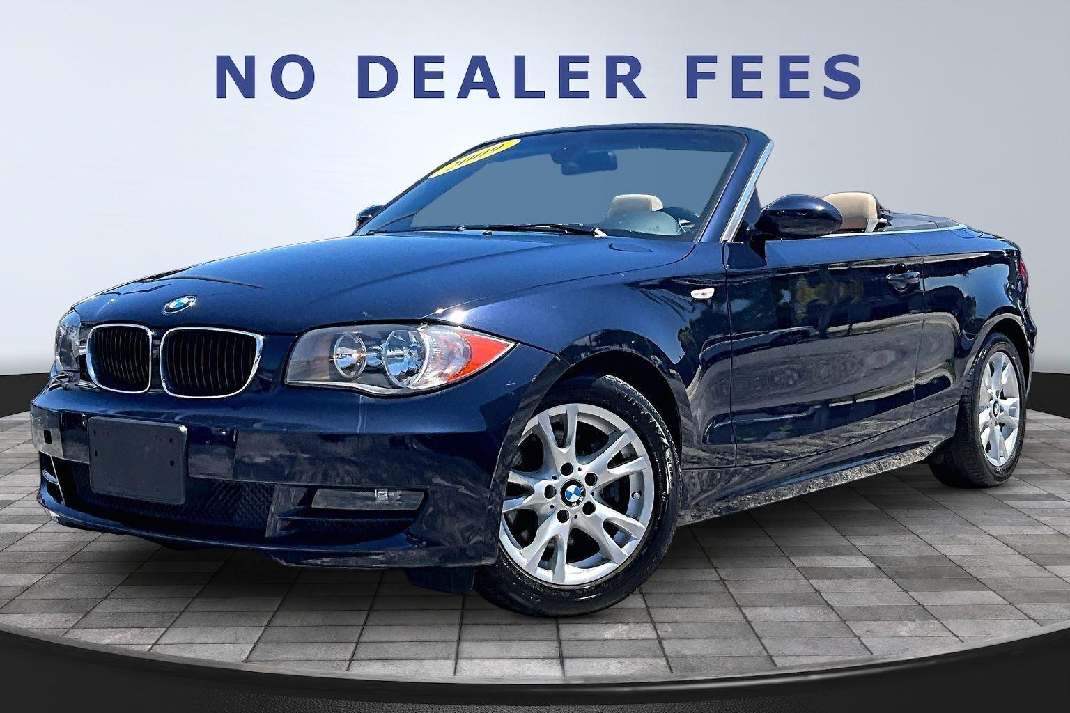 Montego Blue Metallic 2009 BMW 1 Series 128i Convertible RWD Convertible Rear-Wheel Drive 6-Speed Automatic