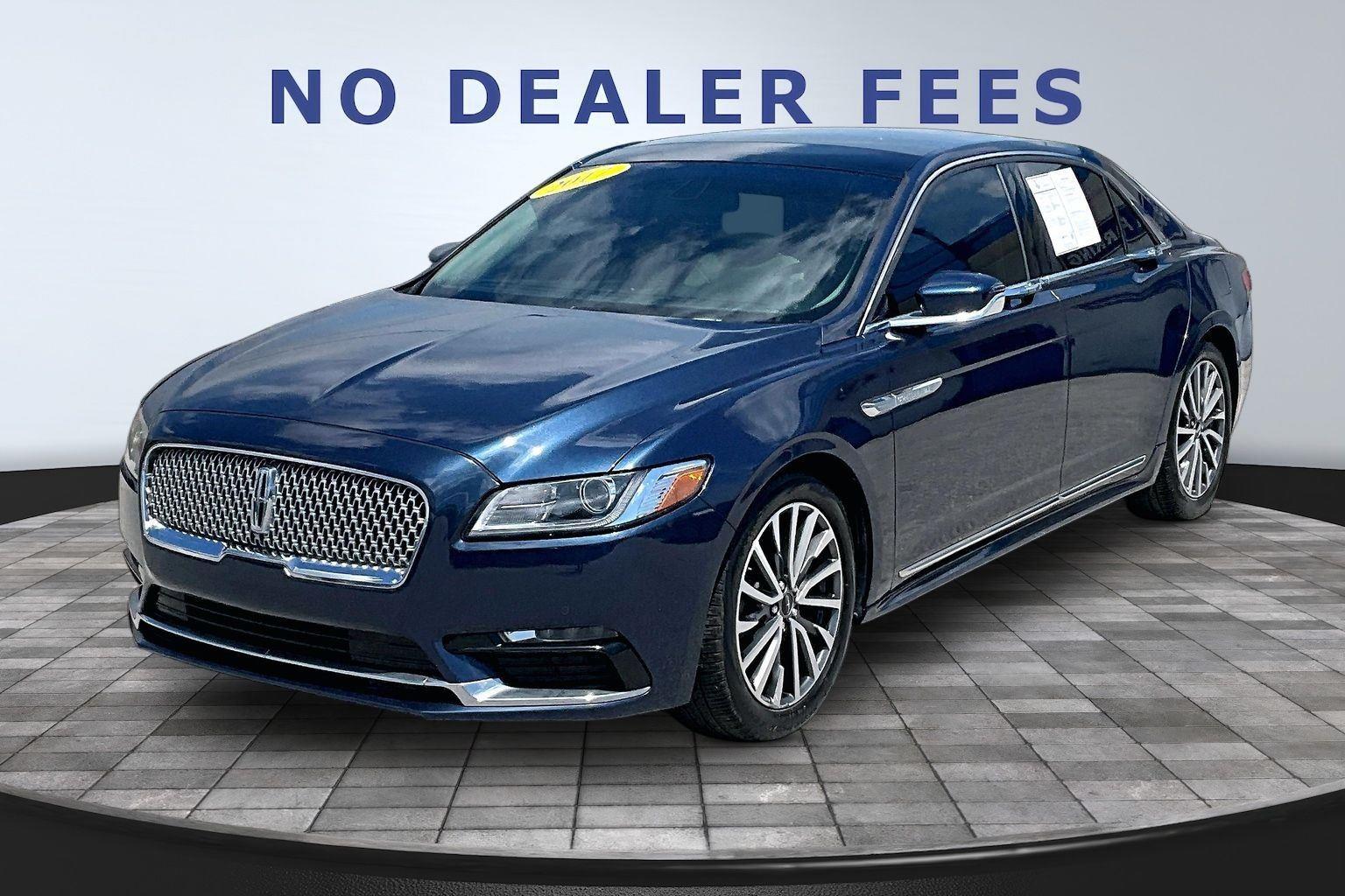 Midnight Sapphire Blue Metallic 2017 Lincoln Continental Select FWD Sedan Front-Wheel Drive 6-Speed Automatic