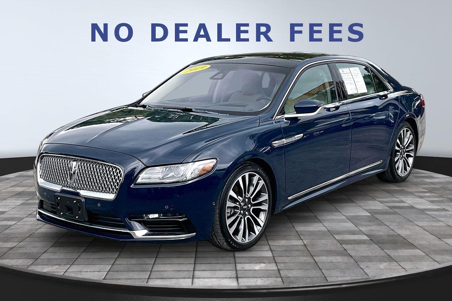 Rhapsody Blue 2019 Lincoln Continental Reserve AWD Sedan All-Wheel Drive 6-Speed Automatic