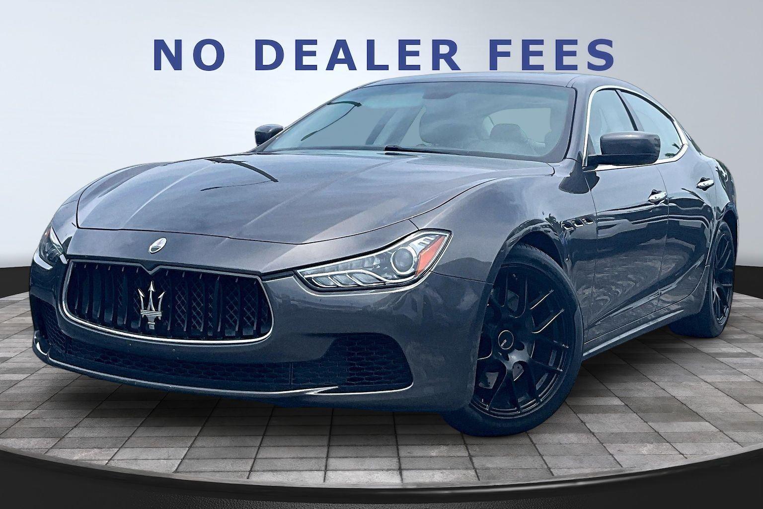 Grigio Maratea Metallescent 2016 Maserati Ghibli Sedan All-Wheel Drive Automatic