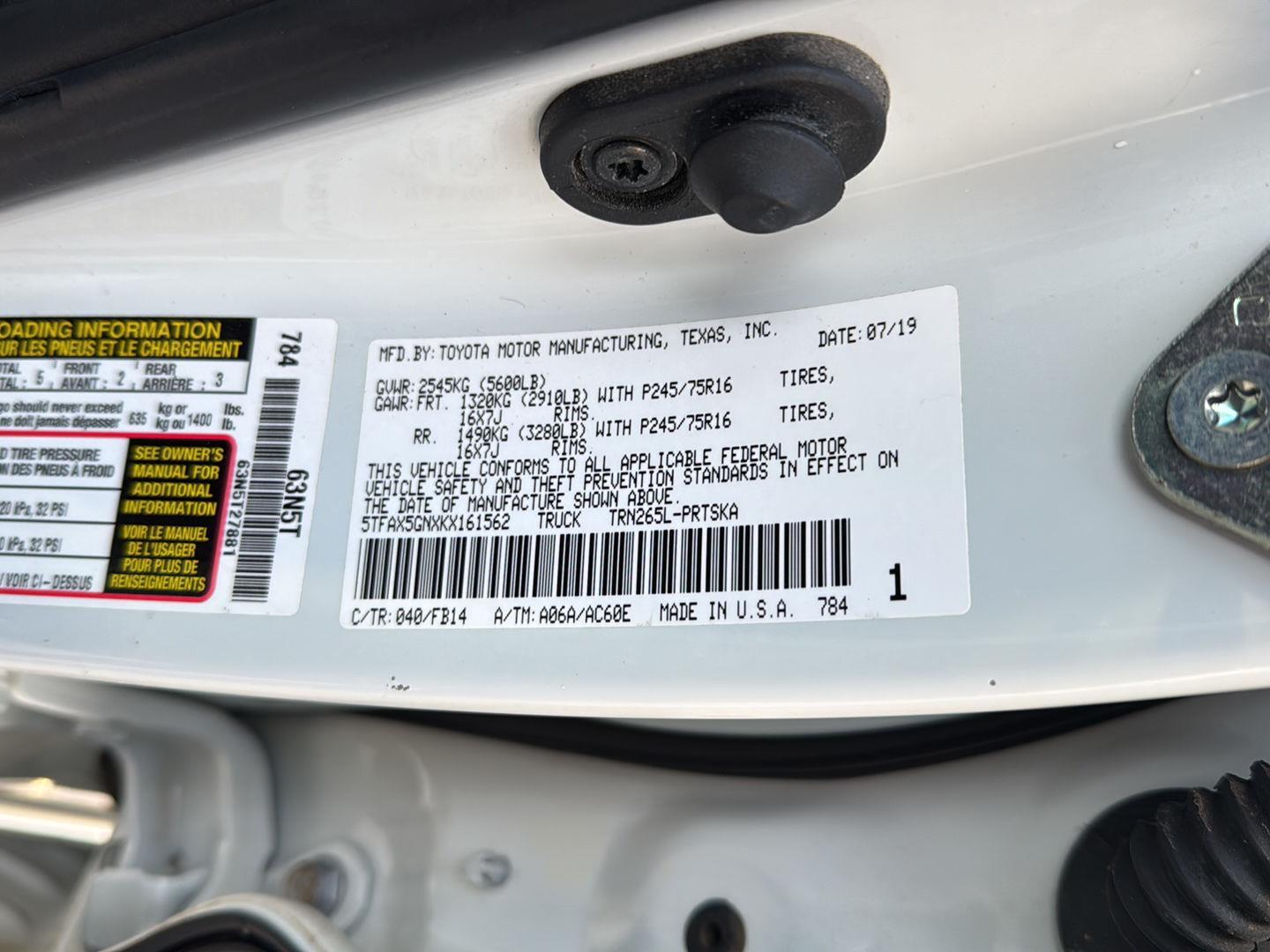 Used 2019 Toyota Tacoma Truck