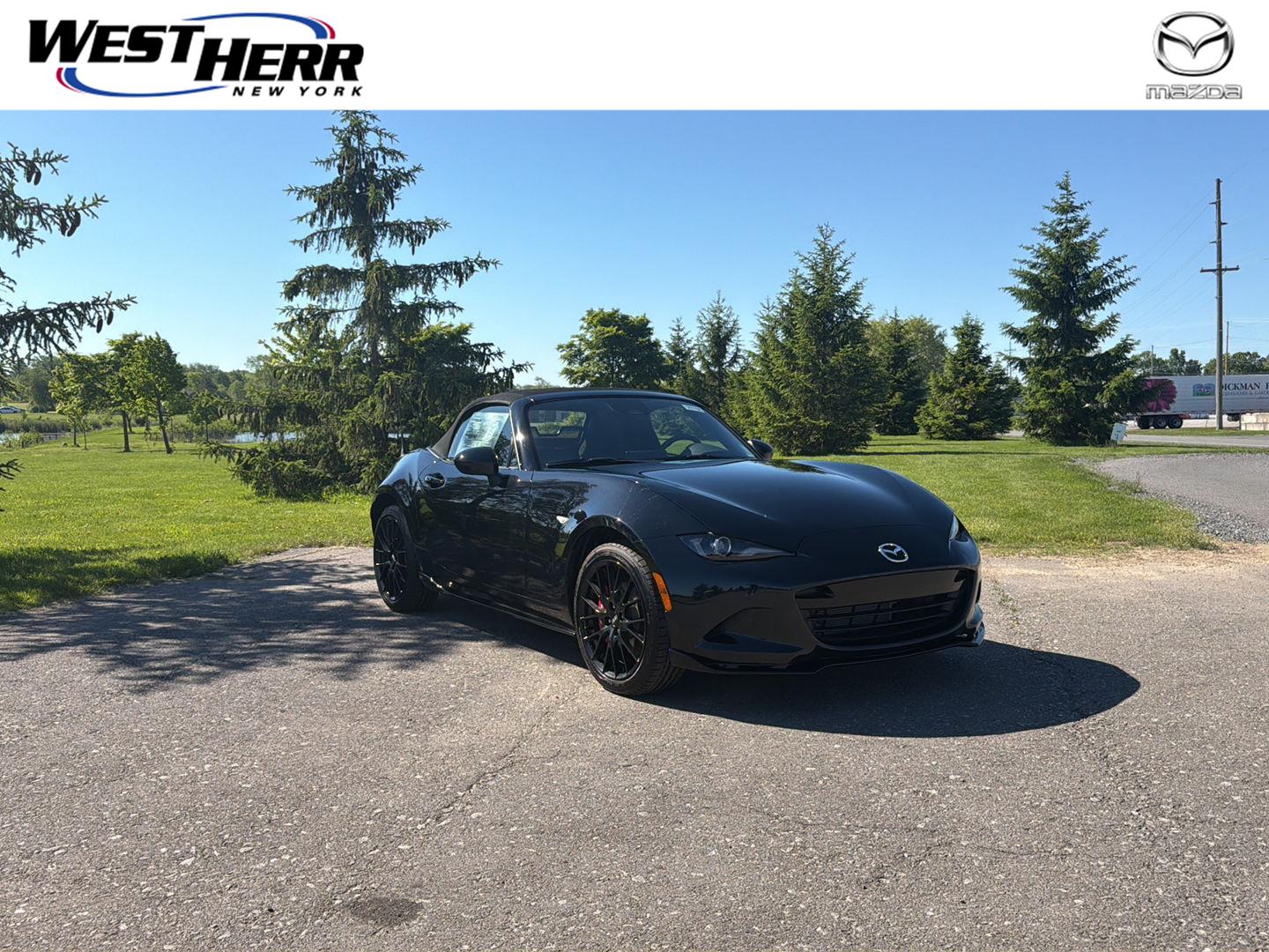 Jet Black Mica 2026 Mazda MX-5 Miata Sport RWD Convertible Rear-Wheel Drive Manual
