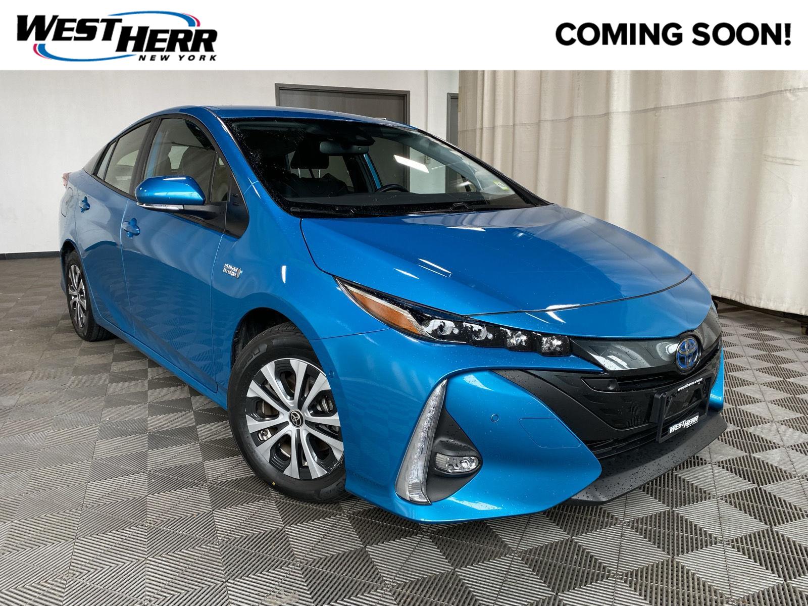 Blue Magnetism 2021 Toyota Prius Prime Hatchback Front-Wheel Drive Continuously Variable Transmission