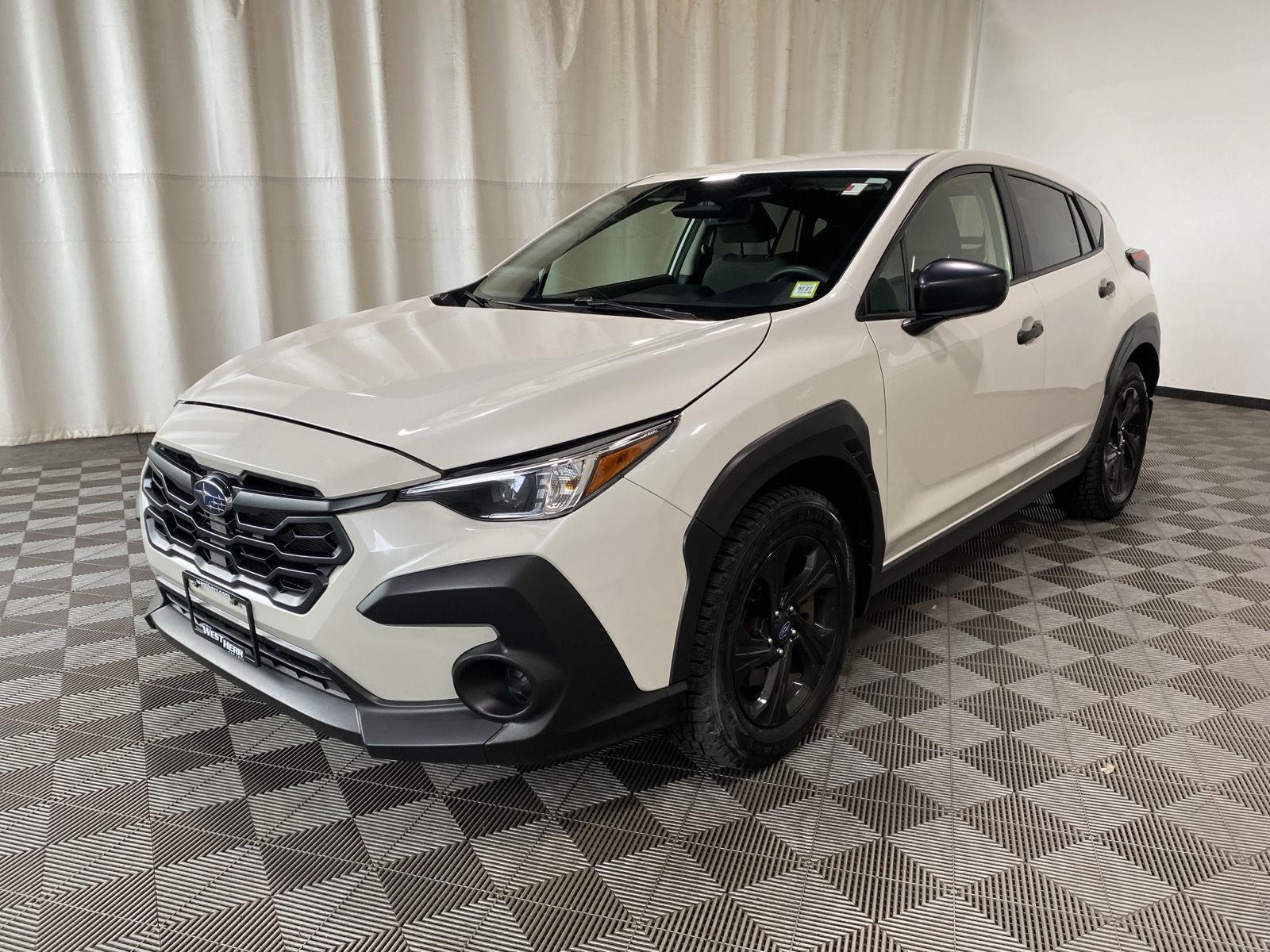 Used 2024 Crystal White Pearl Subaru Base image 3