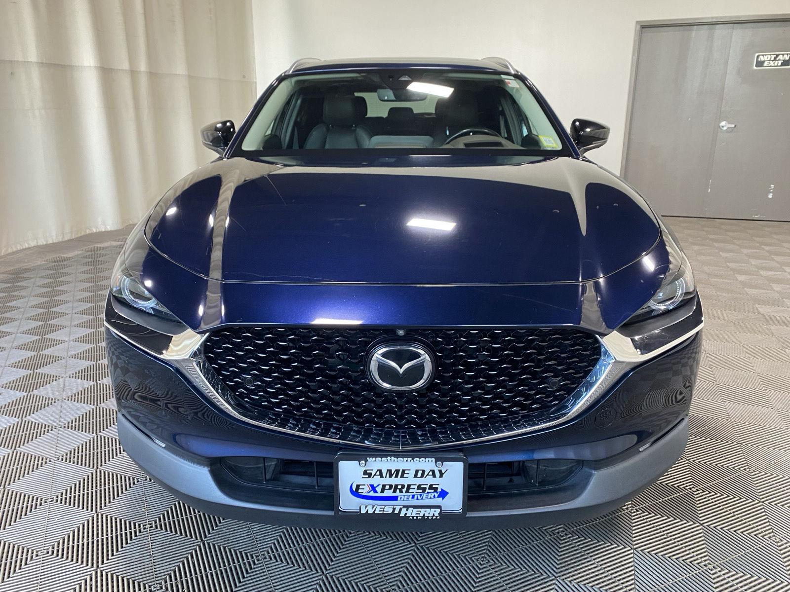 Certified Used 2022 Deep Crystal Blue Mica Mazda 2.5 Turbo Premium Plus Package image 2