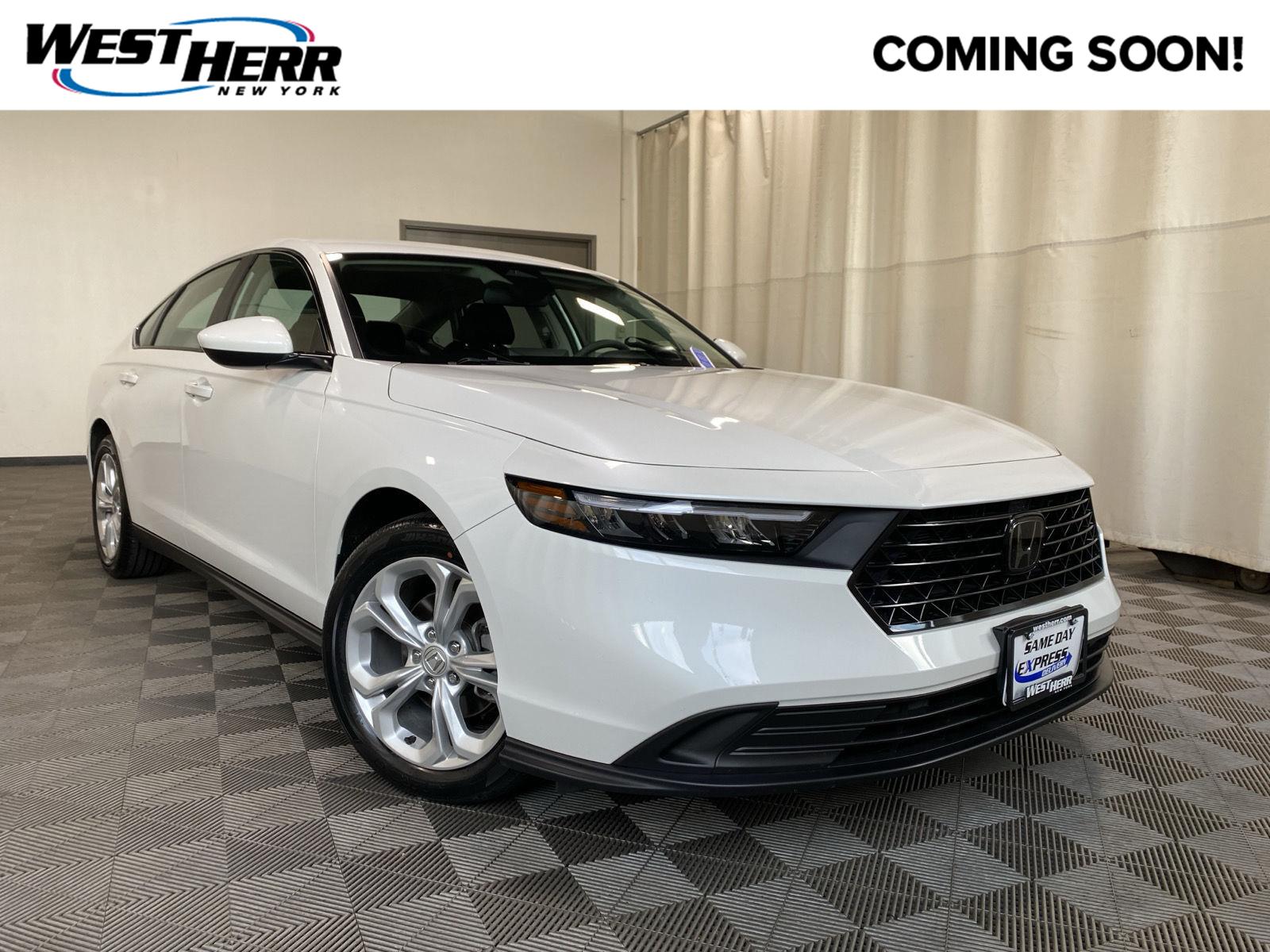 Platinum White Pearl 2024 Honda Accord Sedan Front-Wheel Drive Continuously Variable Transmission