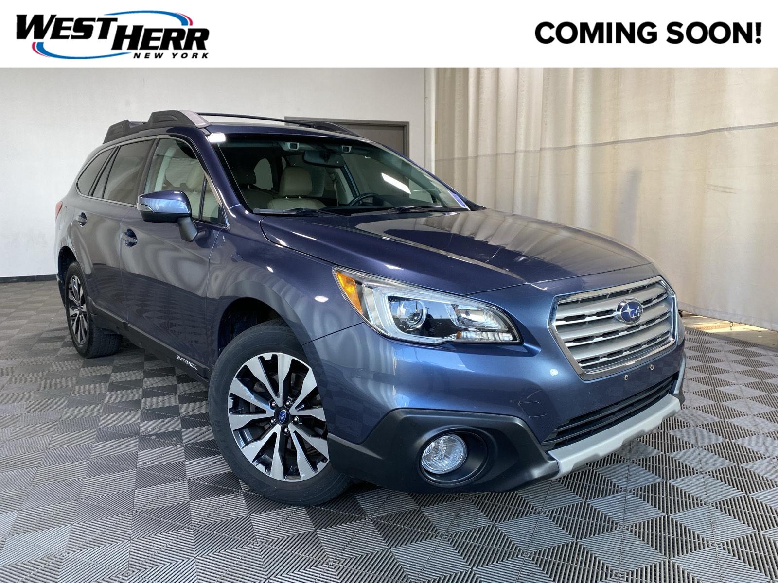 Twilight Blue Metallic 2015 Subaru Outback Wagon All-Wheel Drive Continuously Variable Transmission
