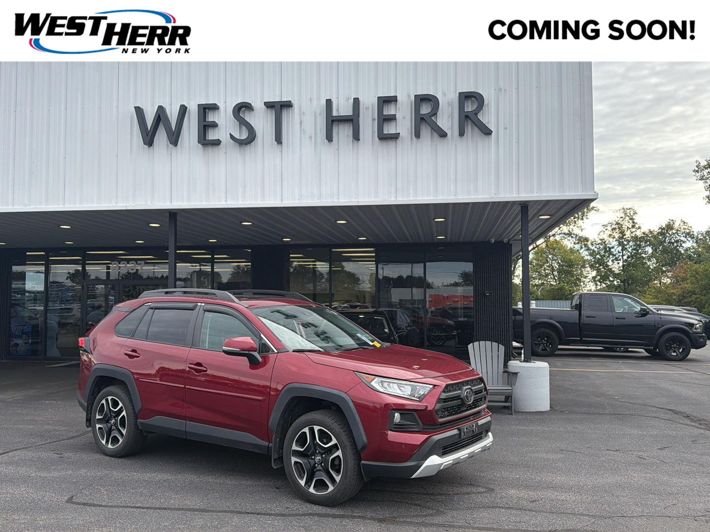 Red (Ruby Flare Pearl) 2019 Toyota RAV4 SUV / Crossover All-Wheel Drive Automatic