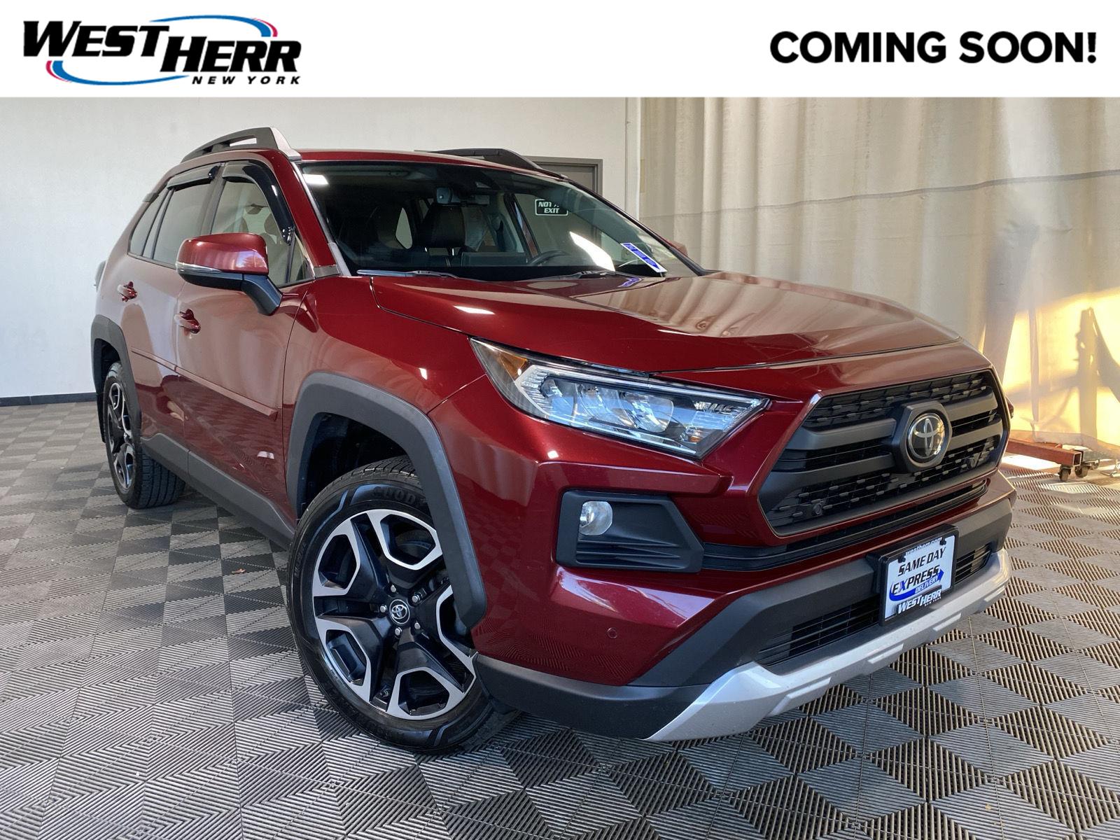 Red (Ruby Flare Pearl) 2019 Toyota RAV4 SUV / Crossover All-Wheel Drive Automatic