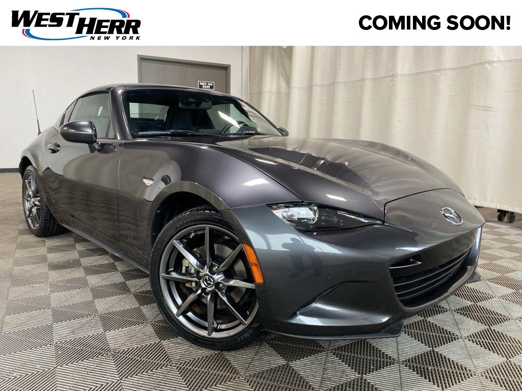 Machine Gray 2018 Mazda MX-5 Miata RF Grand Touring RWD Convertible Rear-Wheel Drive 6-Speed Automatic