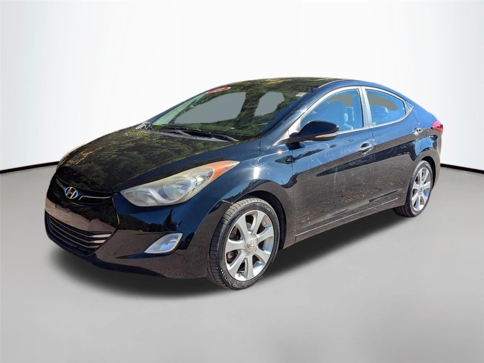 Midnight Black 2013 Hyundai Elantra Limited FWD Sedan Front-Wheel Drive Automatic