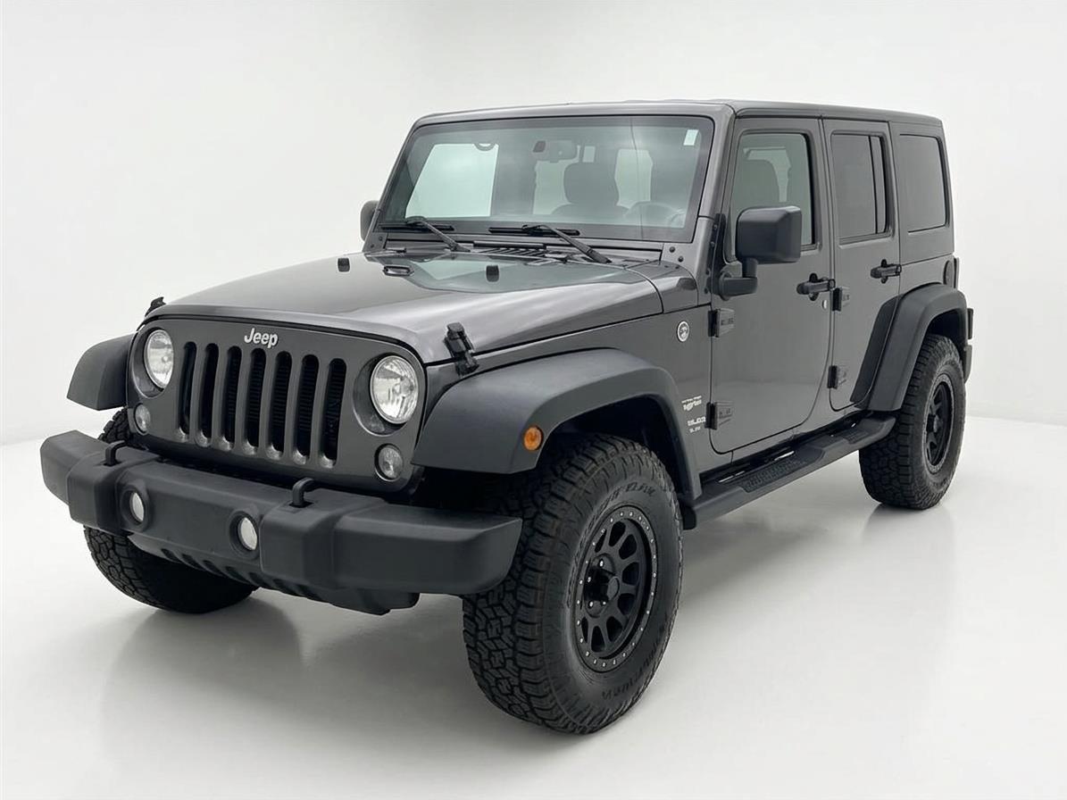Gray (Granite Crystal Metallic Clearcoat) 2018 Jeep Wrangler JK Unlimited Sport S 4WD SUV / Crossover Four-Wheel Drive 5-Speed Automatic