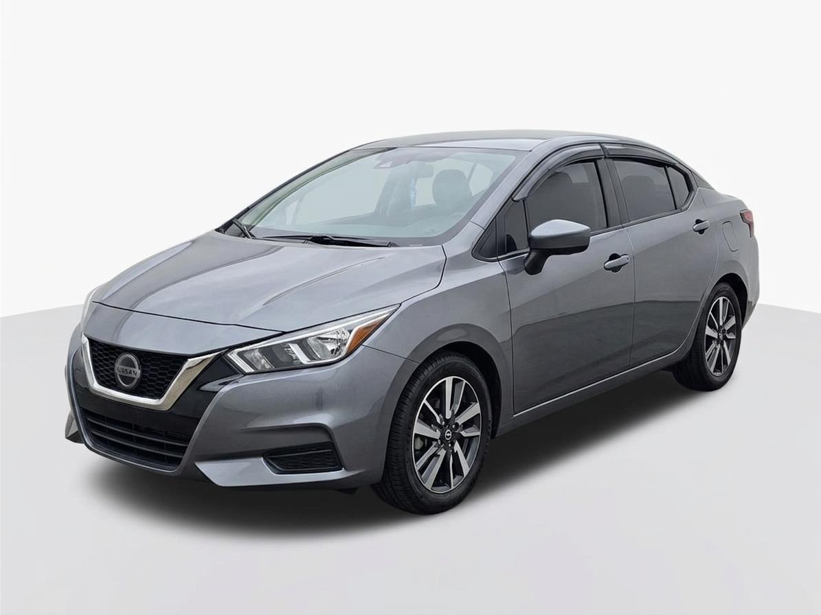 Gray (Gun Metallic) 2021 Nissan Versa SV FWD Sedan Front-Wheel Drive Continuously Variable Transmission
