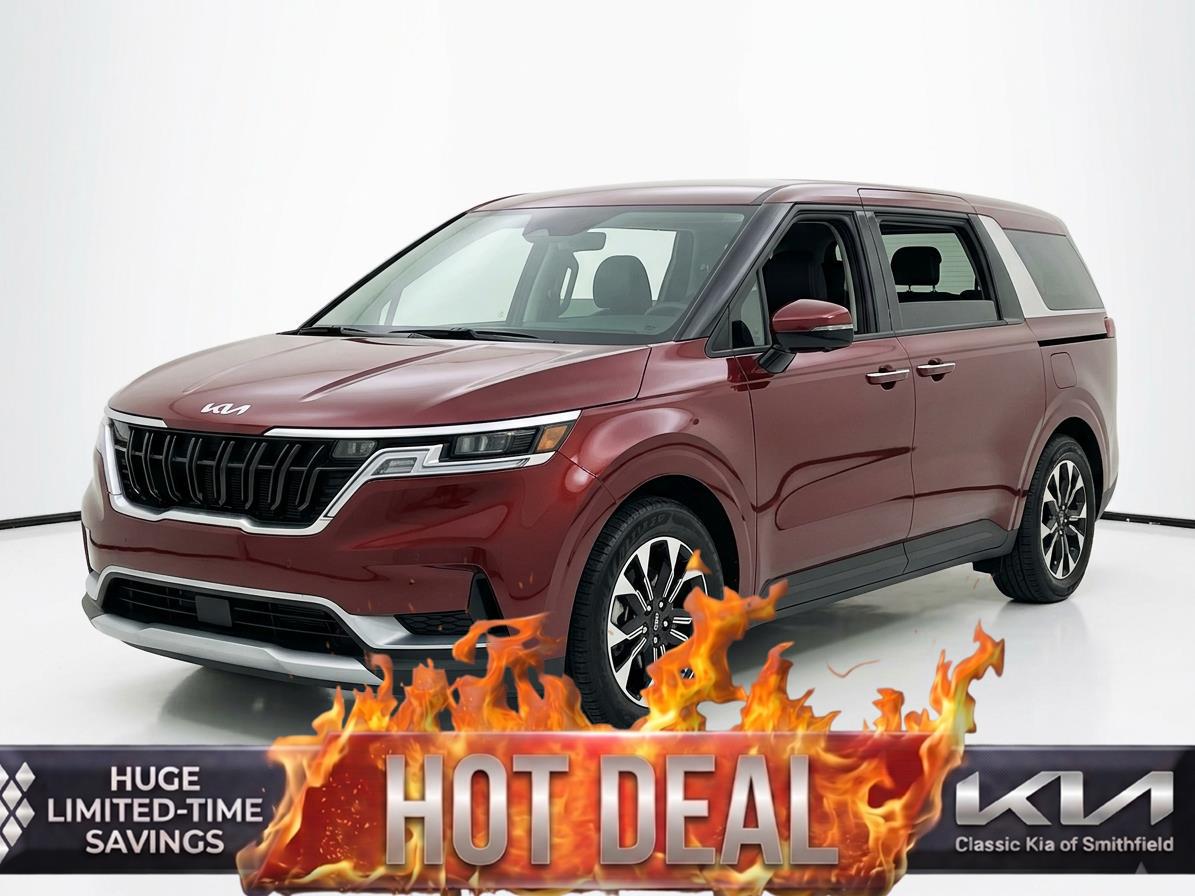 Flare Red 2022 Kia Carnival EX FWD Minivan Front-Wheel Drive Automatic