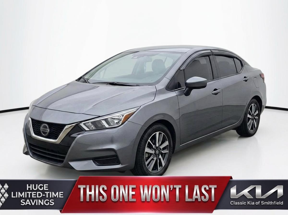 Gray (Gun Metallic) 2021 Nissan Versa SV FWD Sedan Front-Wheel Drive Continuously Variable Transmission